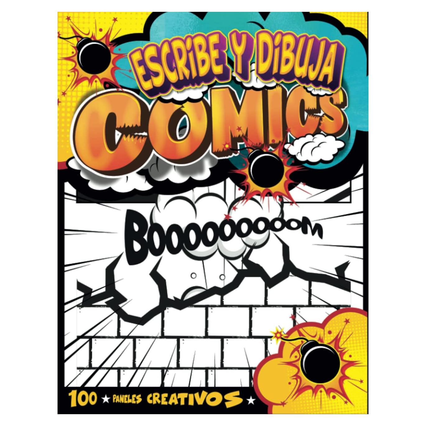 Crea Tu Propio Cómic Niños - Libro de Actividades Creativas