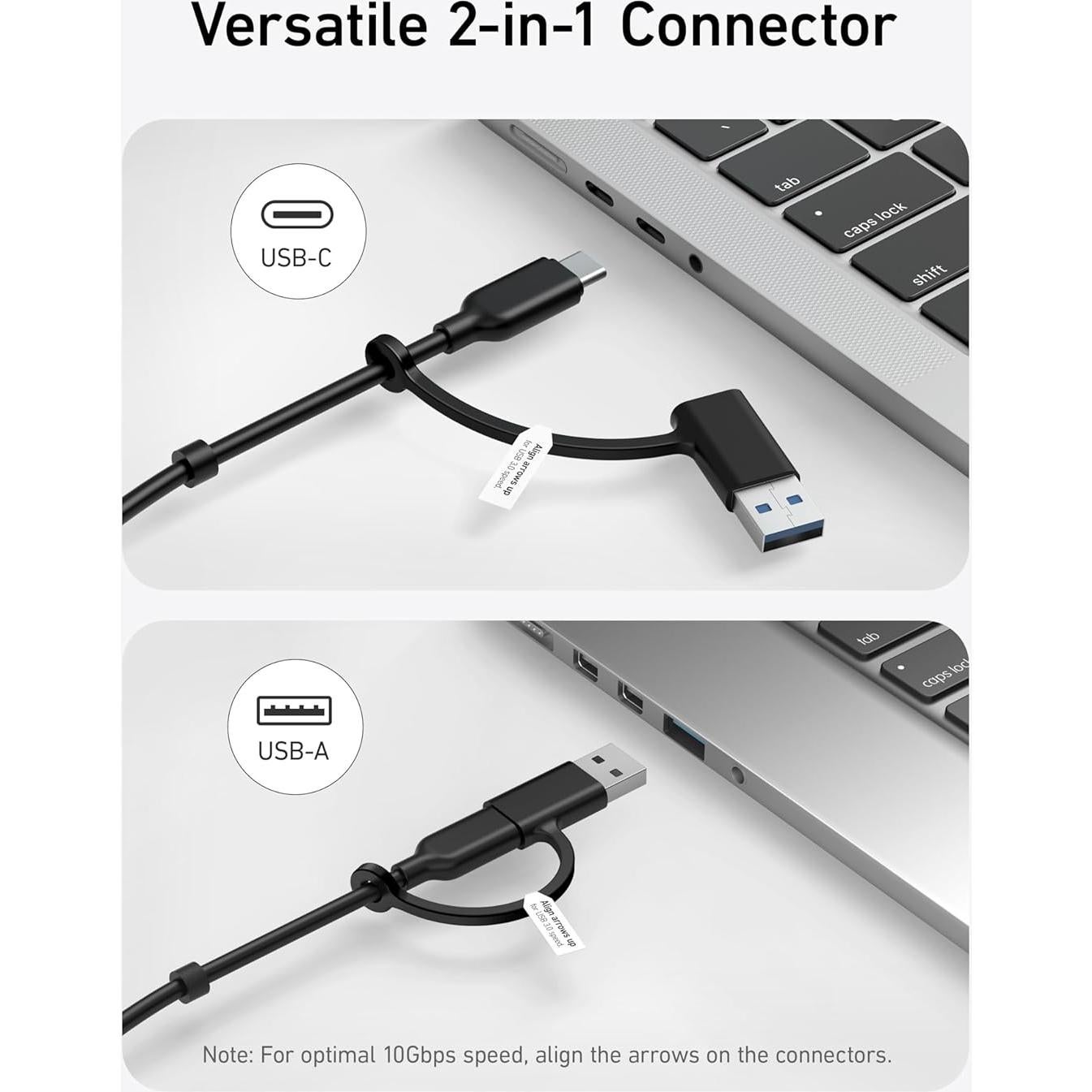 Hub USB-C Anker 11-en-1 10Gbps con 4 Puertos USB-A y USB-C