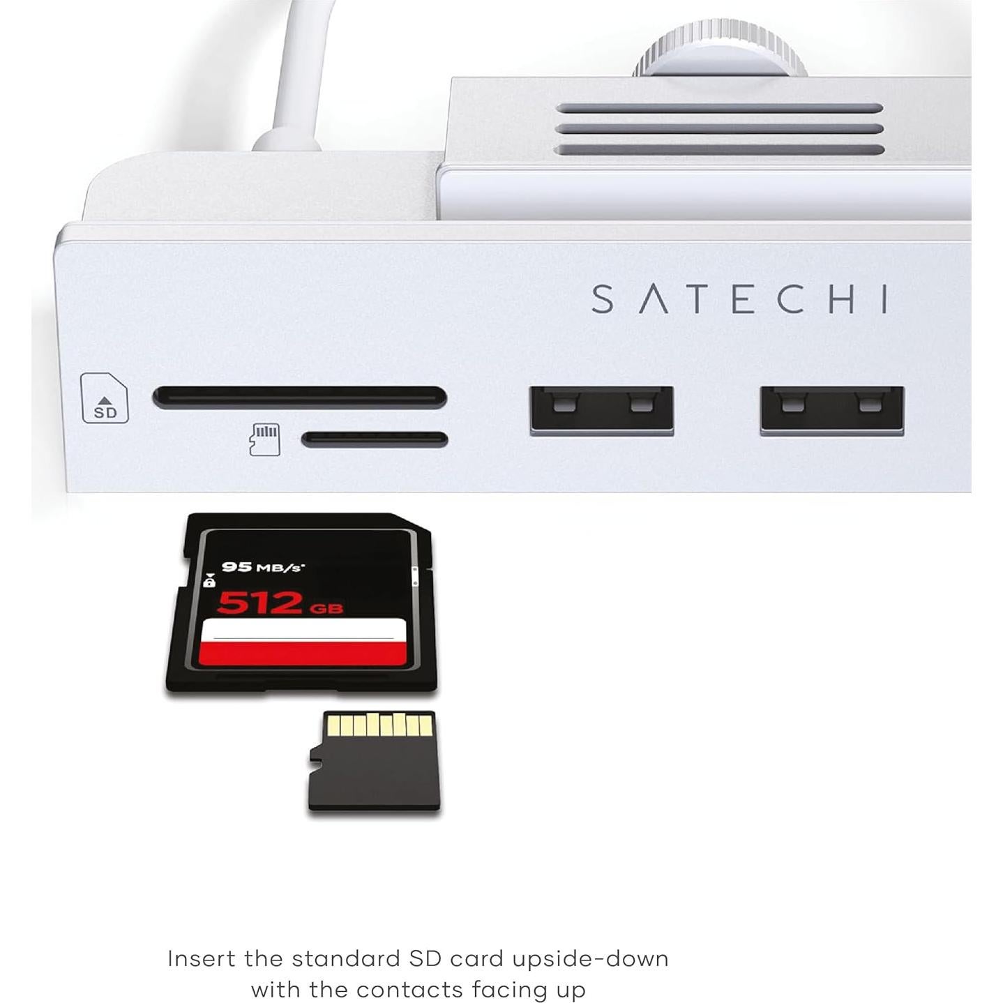 Satechi Hub USB-C para iMac 2021 - Adaptador 4 Puertos