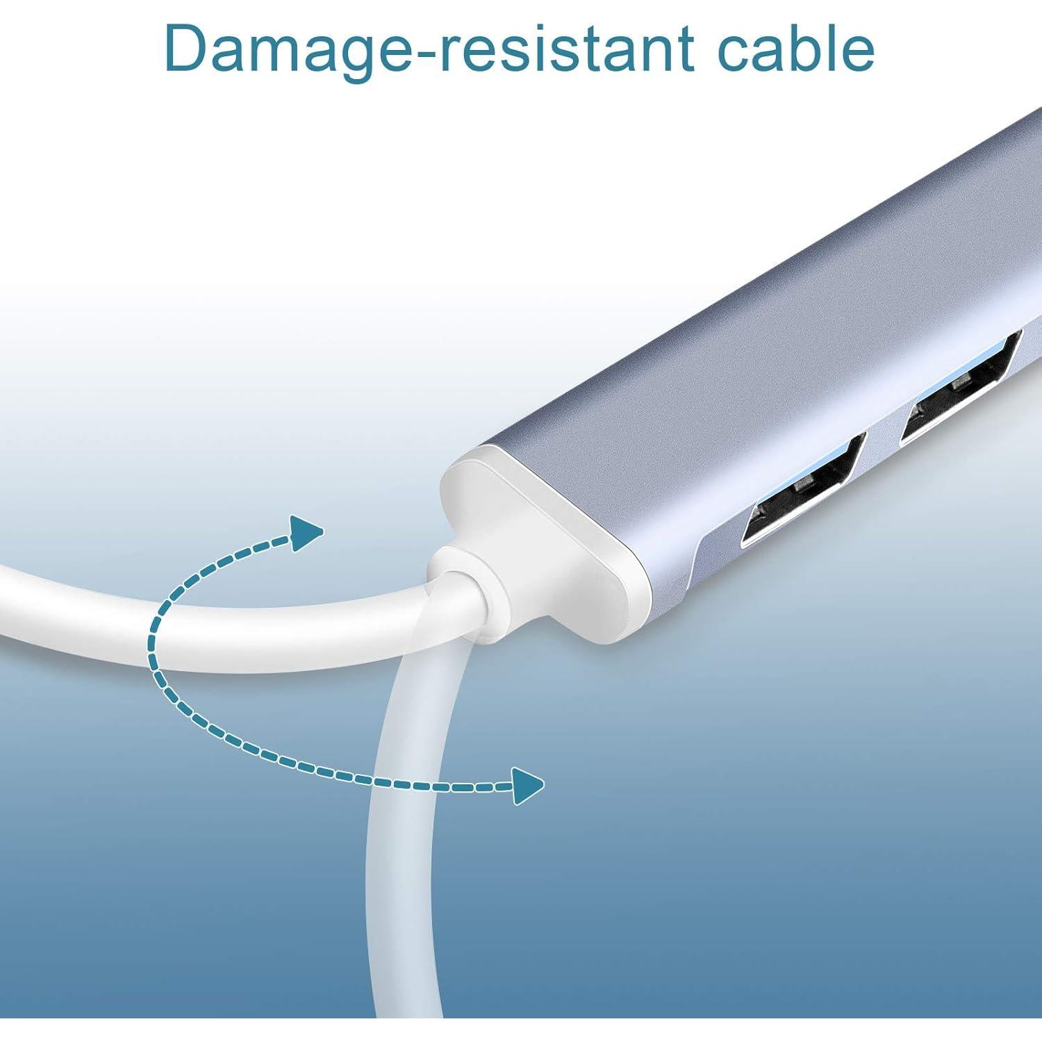 Hub USB 3.0 Jinkaoyedianzi 4 Puertos Ultra Delgado