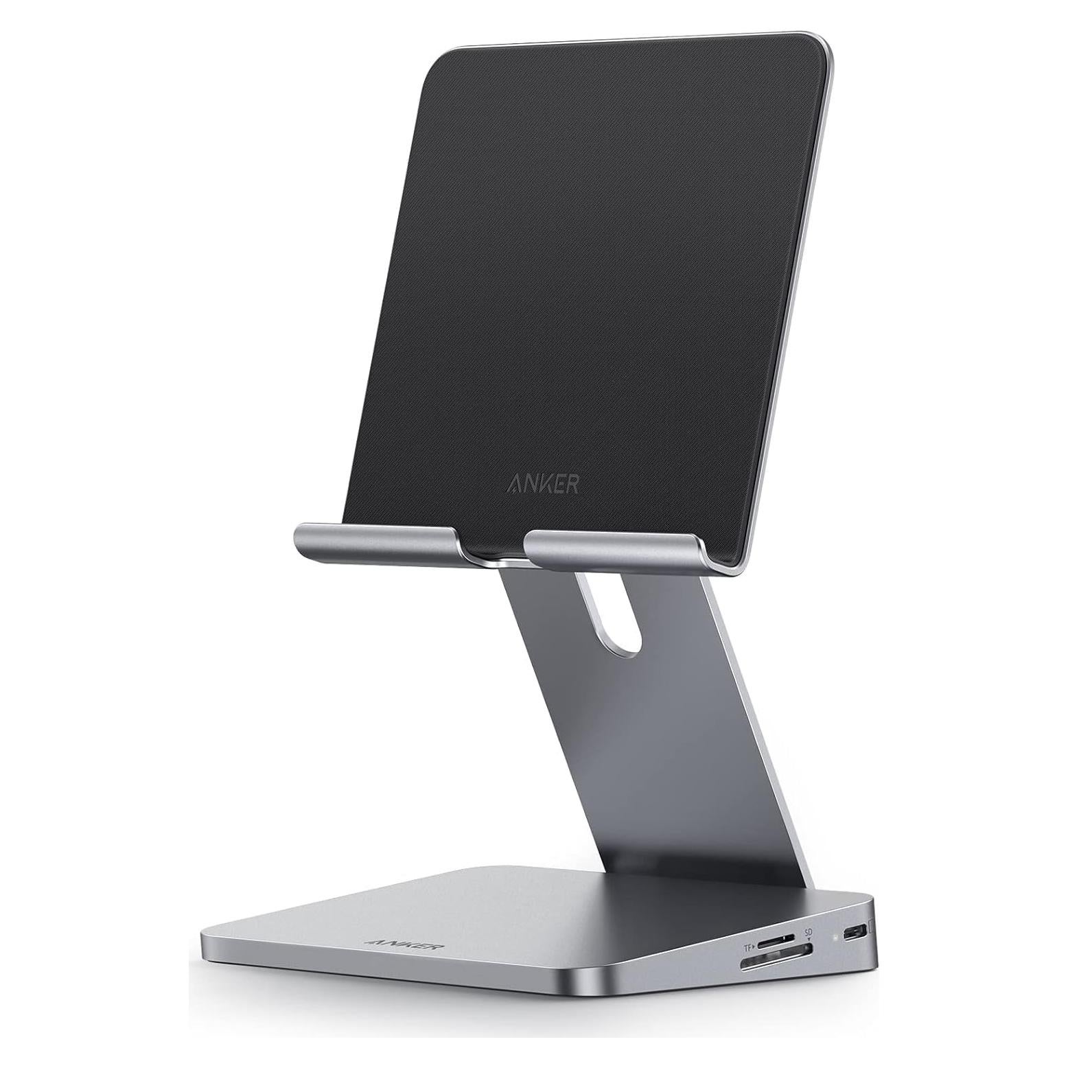 Hub USB-C Anker 551 (8-en-1) con HDMI 4K y Soporte Plegable