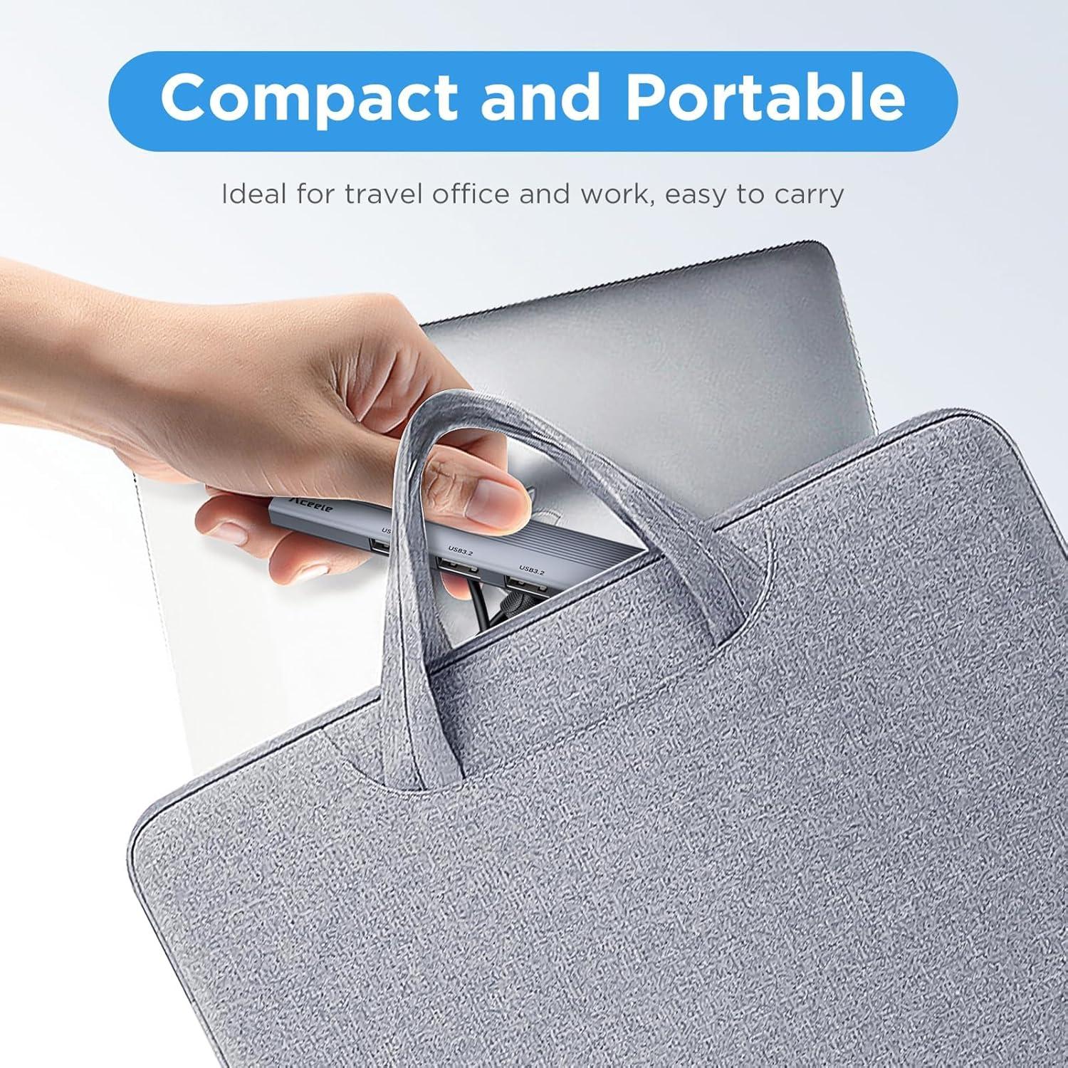 Hub USB 3.2 Aceele 4 Puertos 10Gbps con Cable 1.2m