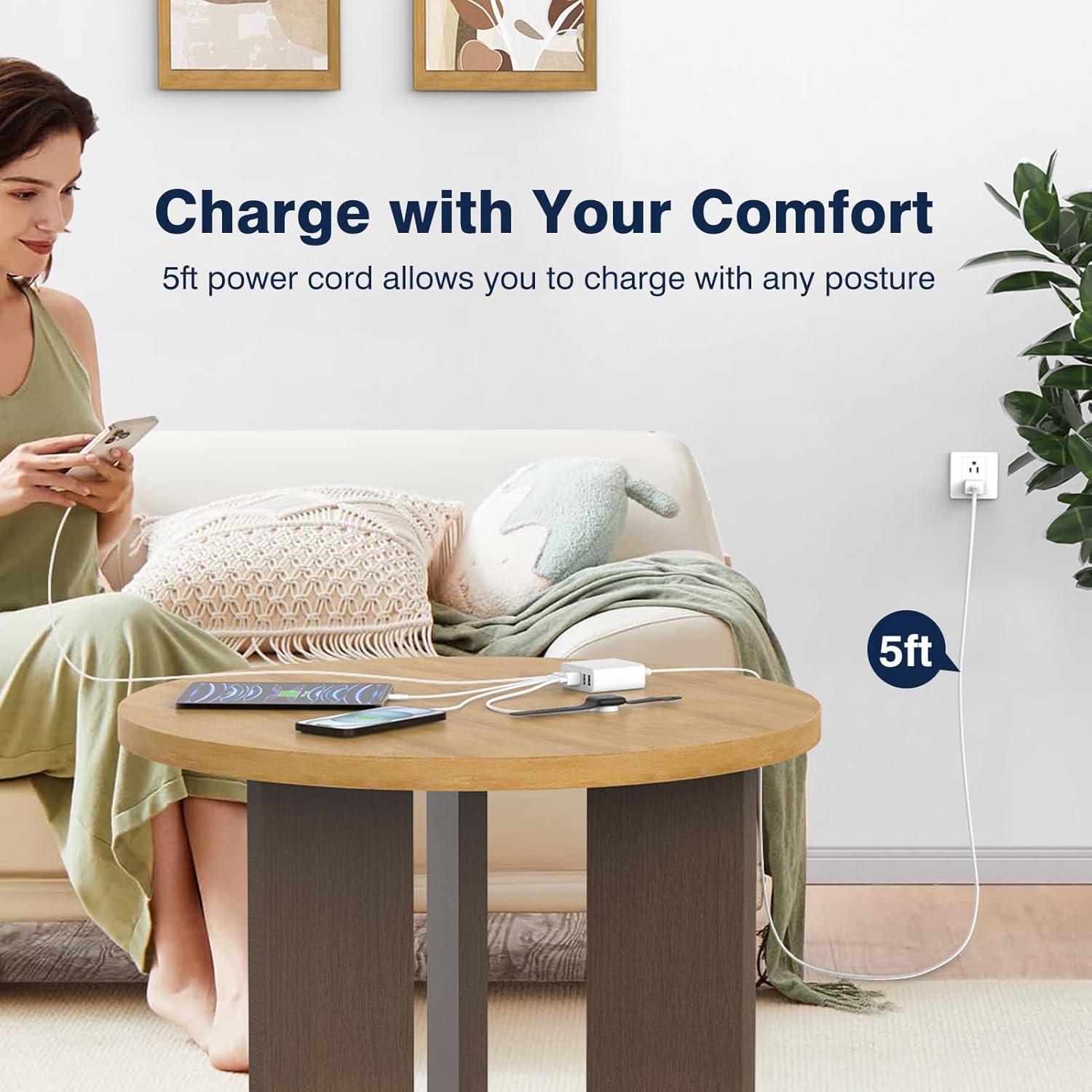 Cargador Rápido USB C 100W 6 Puertos Dongguan Mizhi