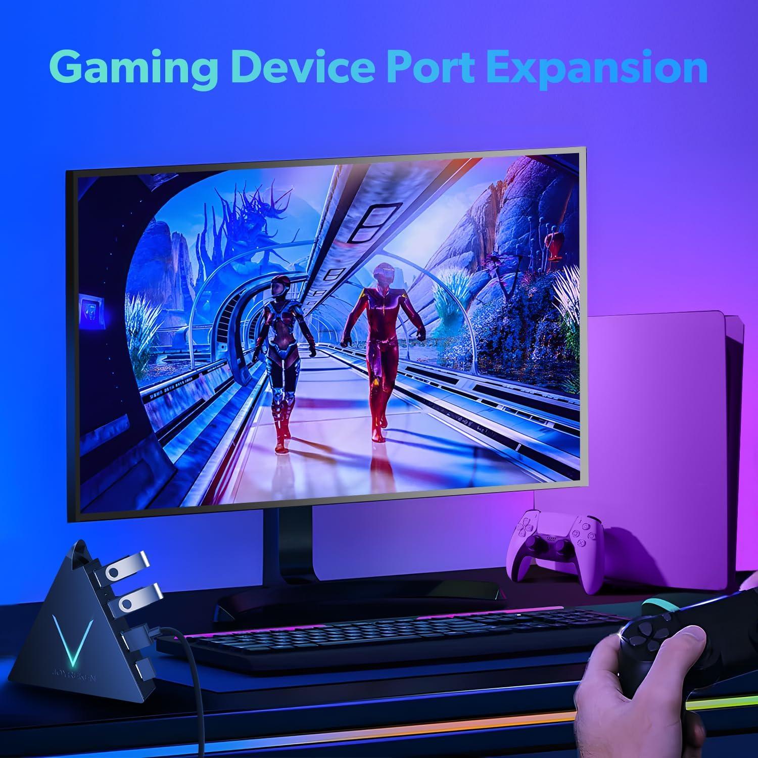 Hub USB 3.0 JoyReken de 4 Puertos con Cable de 60.96 cm