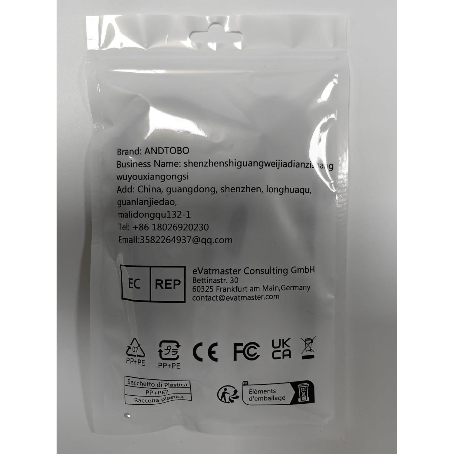 Cable Divisor USB 2.0 ANDTOBO 1 a 2 Hembra 30cm Negro