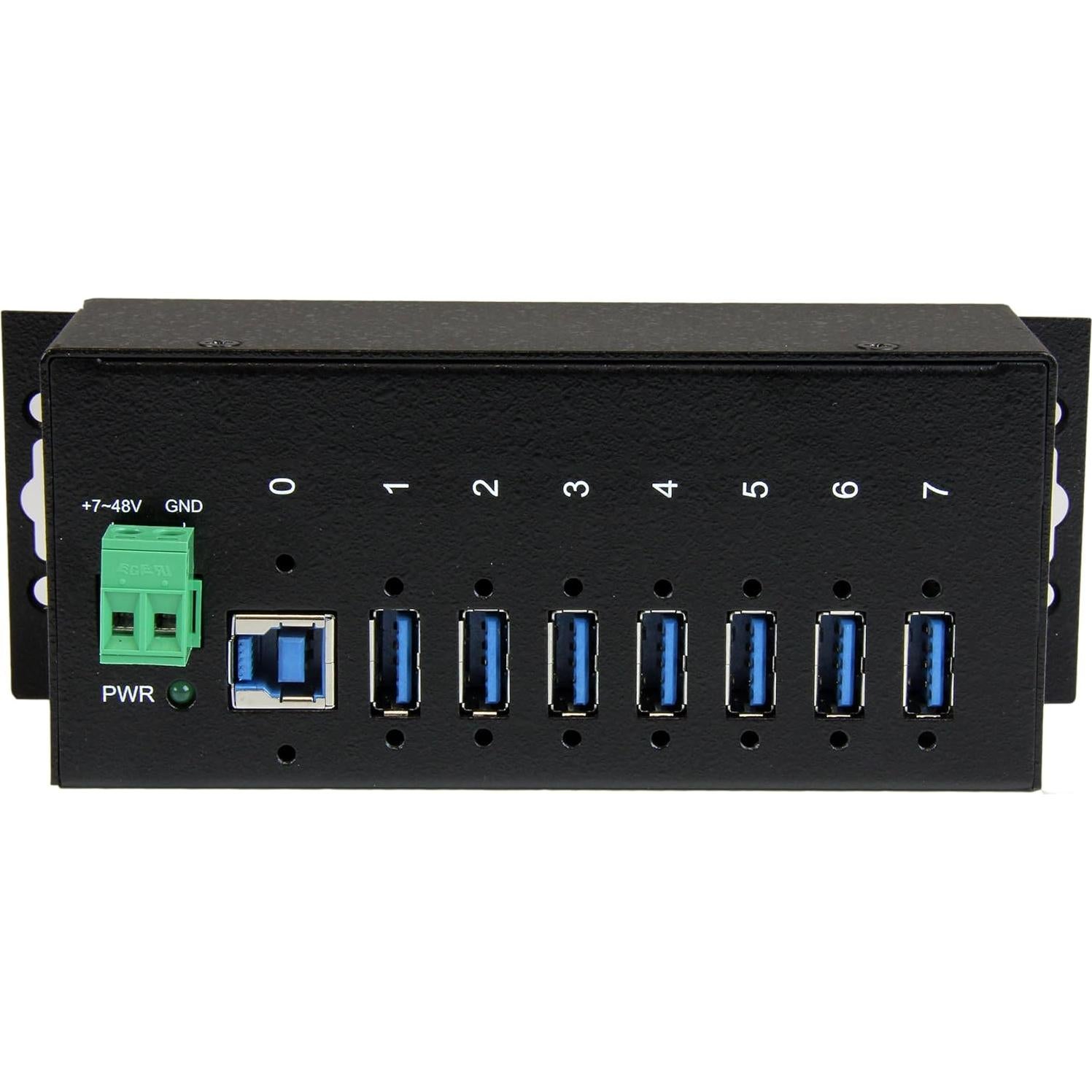 Hub USB 3.0 Industrial StarTech 7 Puertos ESD 350W