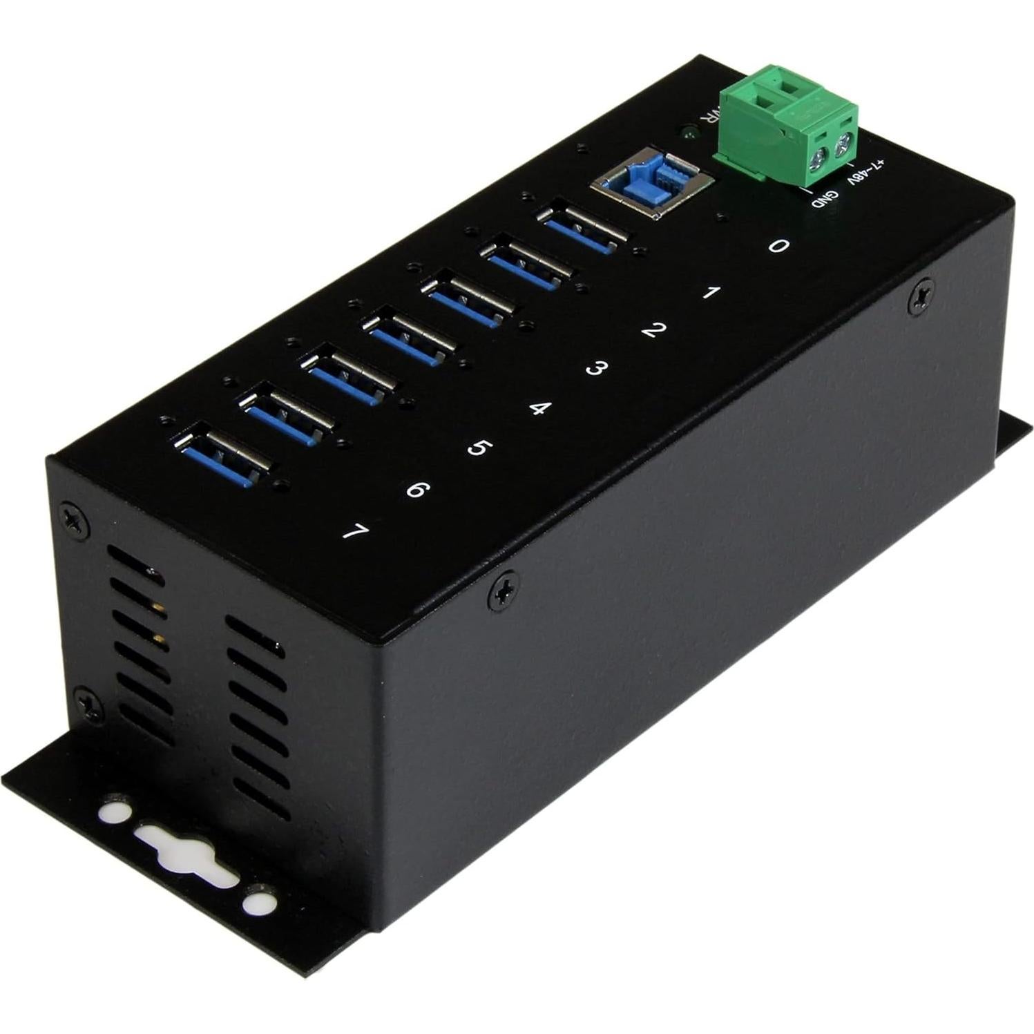 Hub USB 3.0 Industrial StarTech 7 Puertos ESD 350W