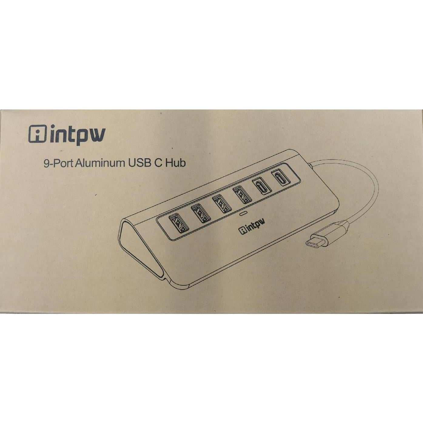 Hub USB C 9-en-1 Aluminio HDMI 4K 100W Dong guan P9 PRO