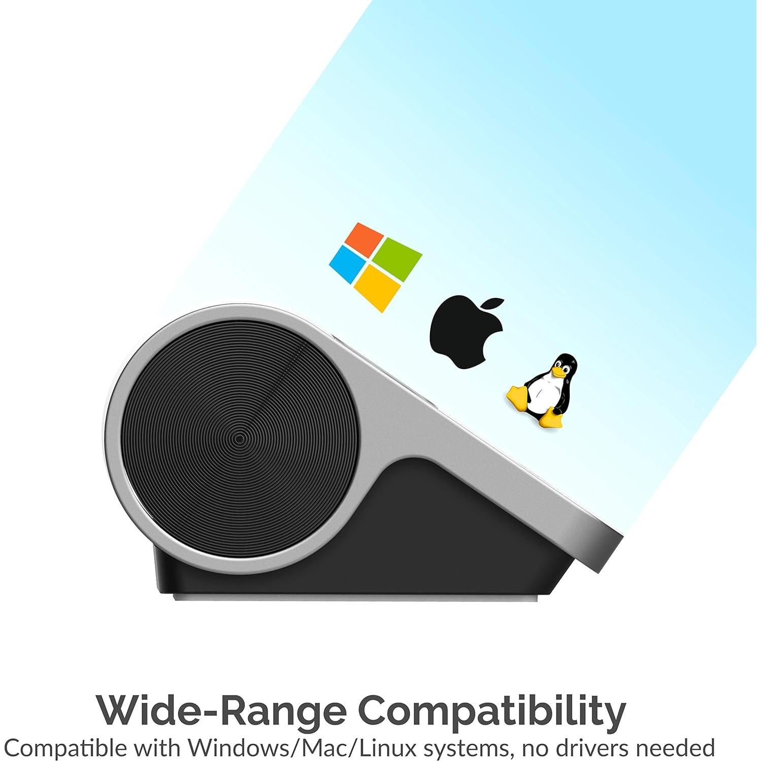 Hub USB-C 3.0 Sabrent 5-en-1 con Lector de Tarjetas SD