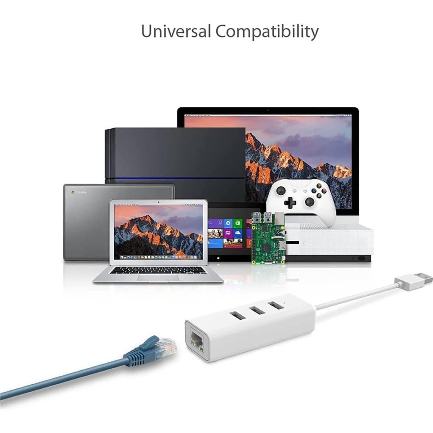 Adaptador USB 3.0 TP-Link UE330 con 3 puertos y Ethernet