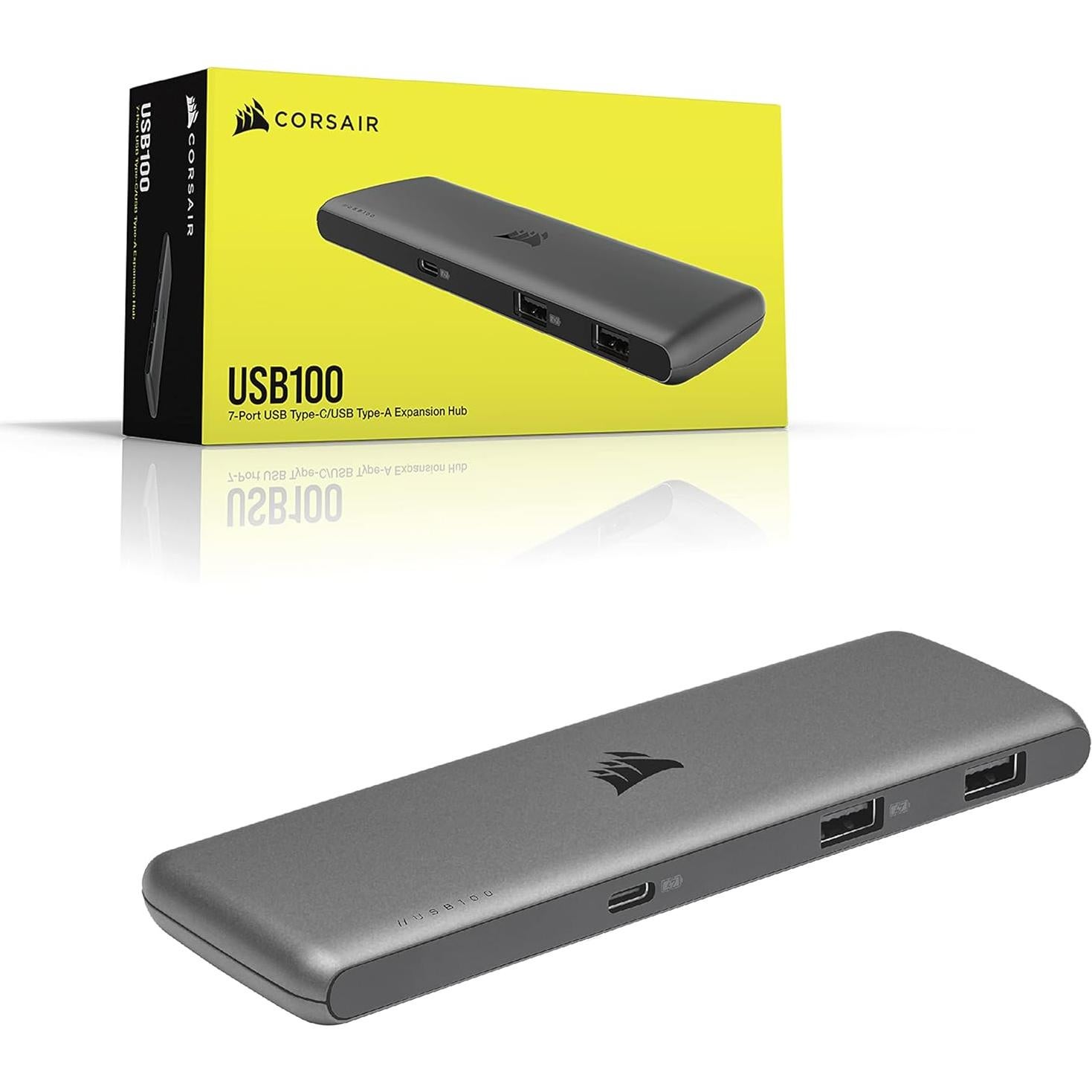 Hub de Expansión USB-C y USB-A Corsair USB100 - 7 Puertos