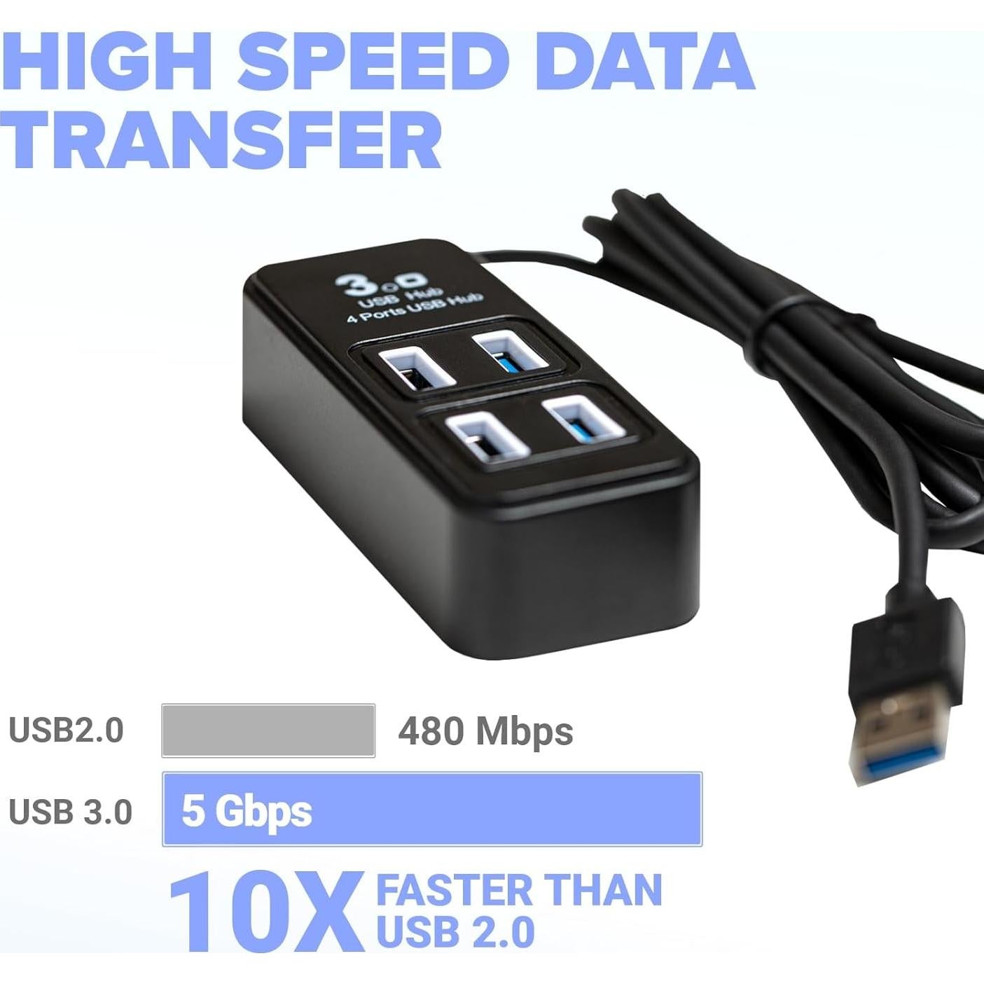 Hub USB 4 Puertos Rebuff Reality para VIVE Tracker