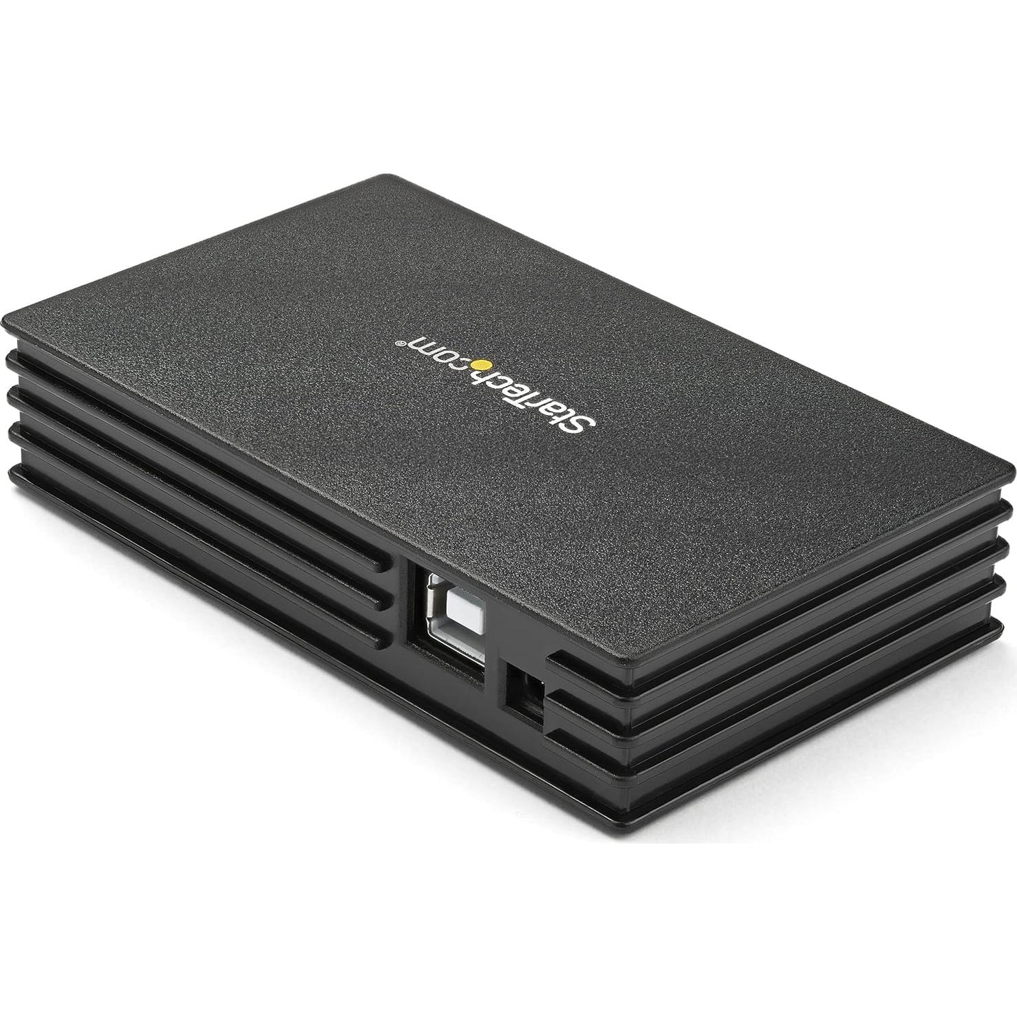 Hub USB 2.0 StarTech.com 4 Puertos Compacto Negro