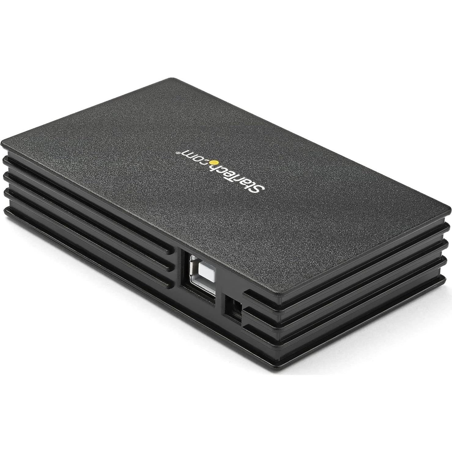 Hub USB 2.0 StarTech.com 4 Puertos Compacto Negro