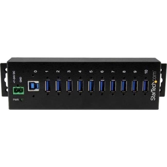 Hub USB 3.0 Industrial StarTech 10 Puertos 5Gbps ESD