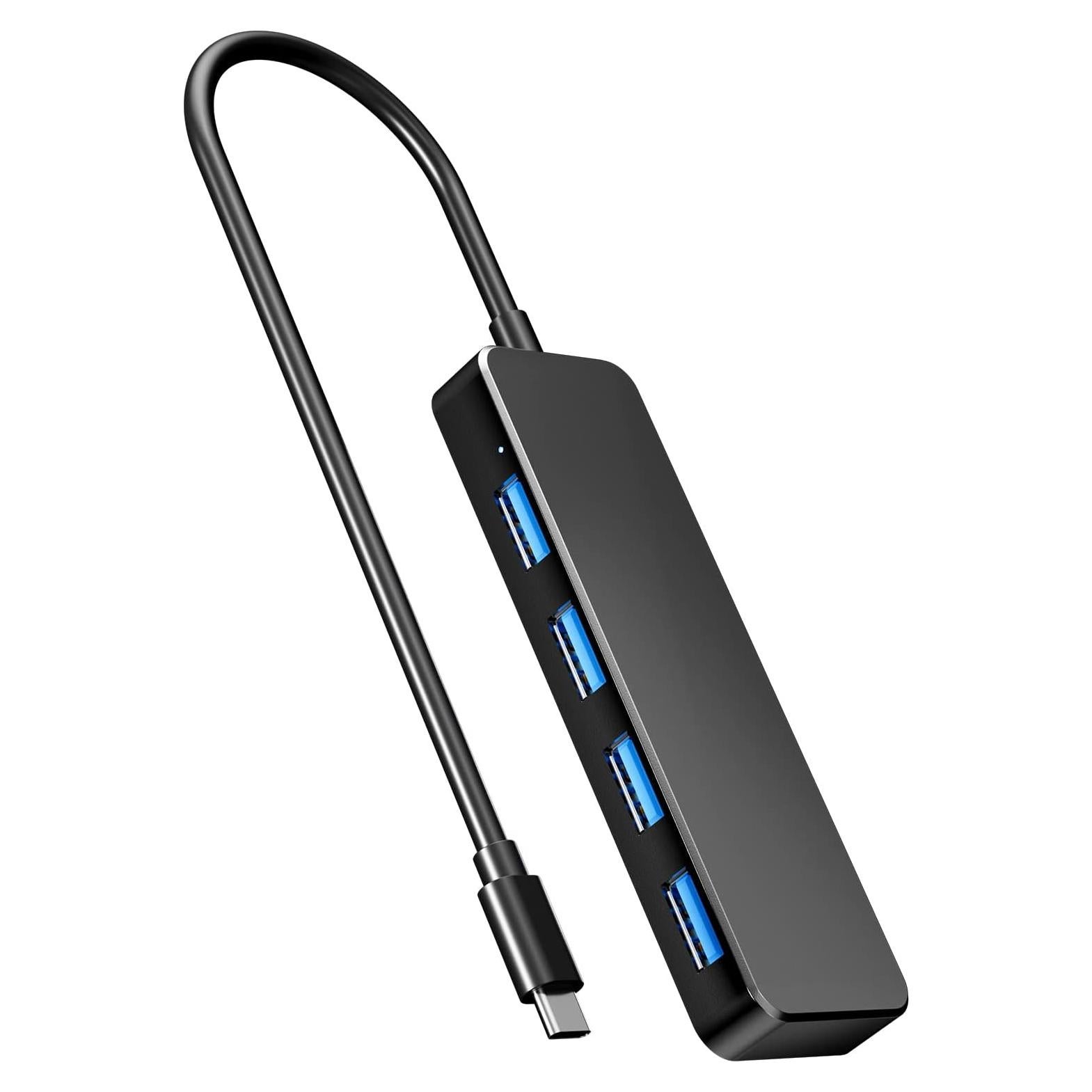Hub USB C 4 Puertos Eanetf Tipo C a USB 3.0 5Gbps