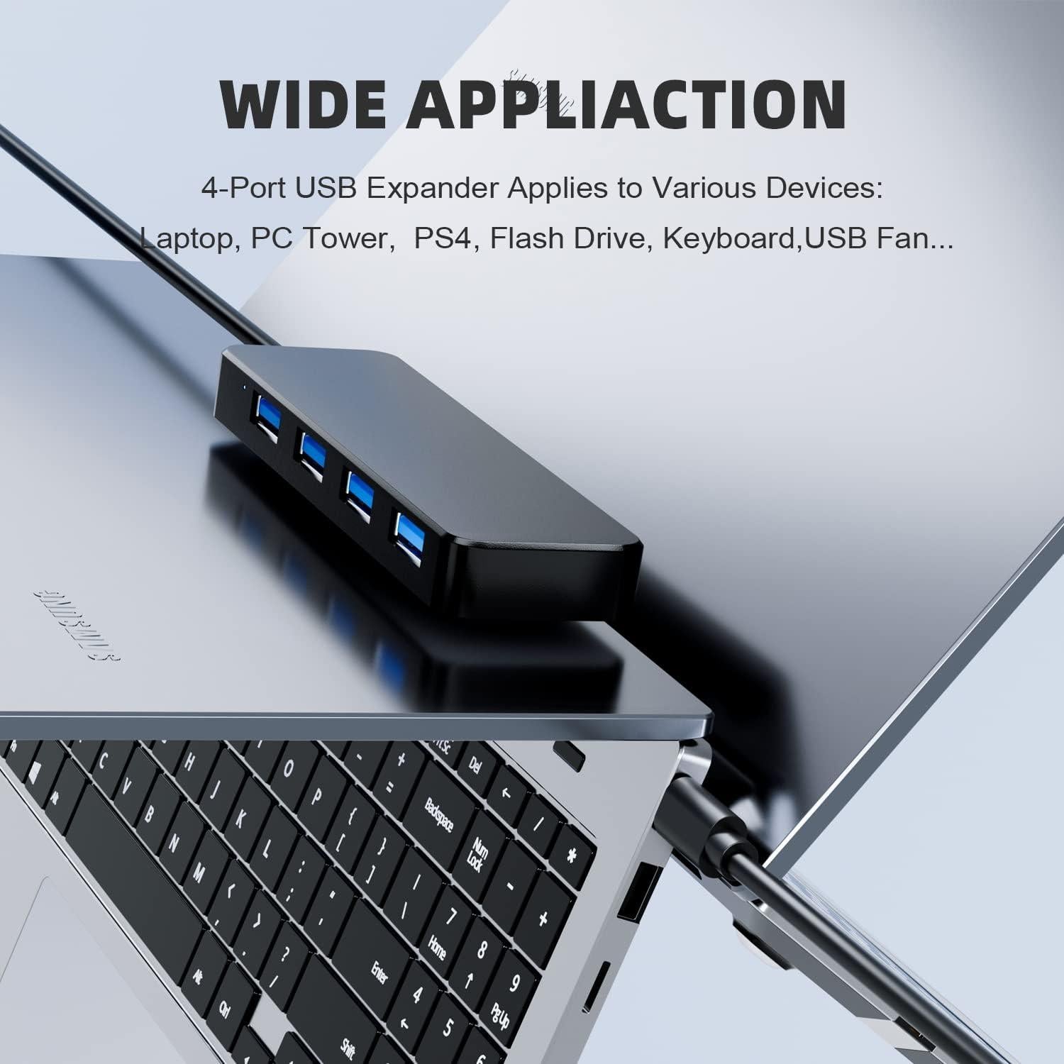 Hub USB C 4 Puertos Eanetf Tipo C a USB 3.0 5Gbps