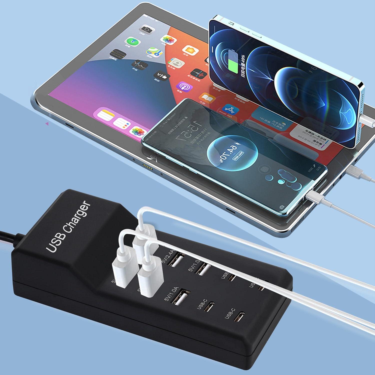 Estación de Carga USB 50W 10 Puertos Dongguan - Carga Rápida