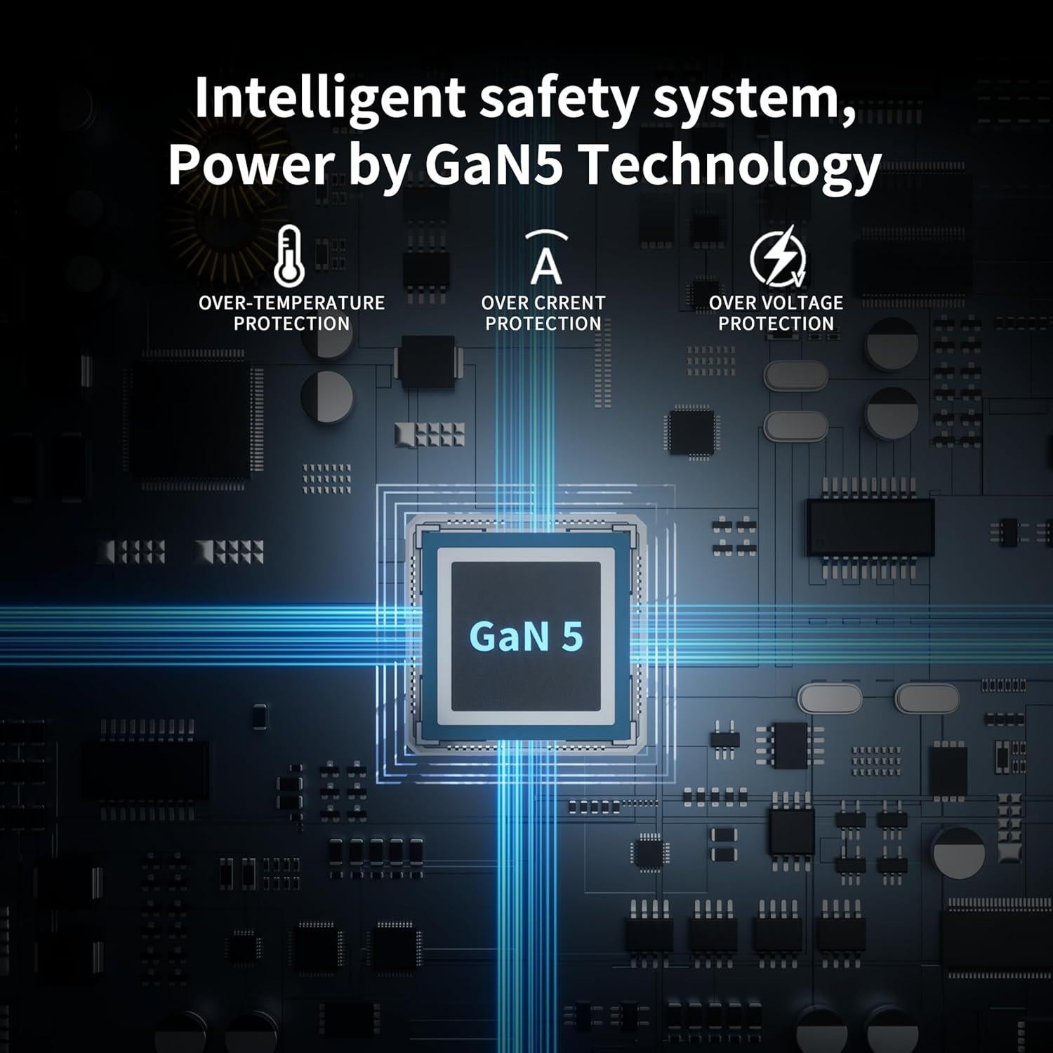 Cargador USB C 760W 10 Puertos Rápido Gan para Laptop