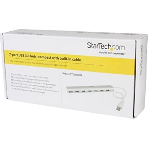 Hub USB 3.2 de 7 Puertos StarTech ST73007UA Aluminio