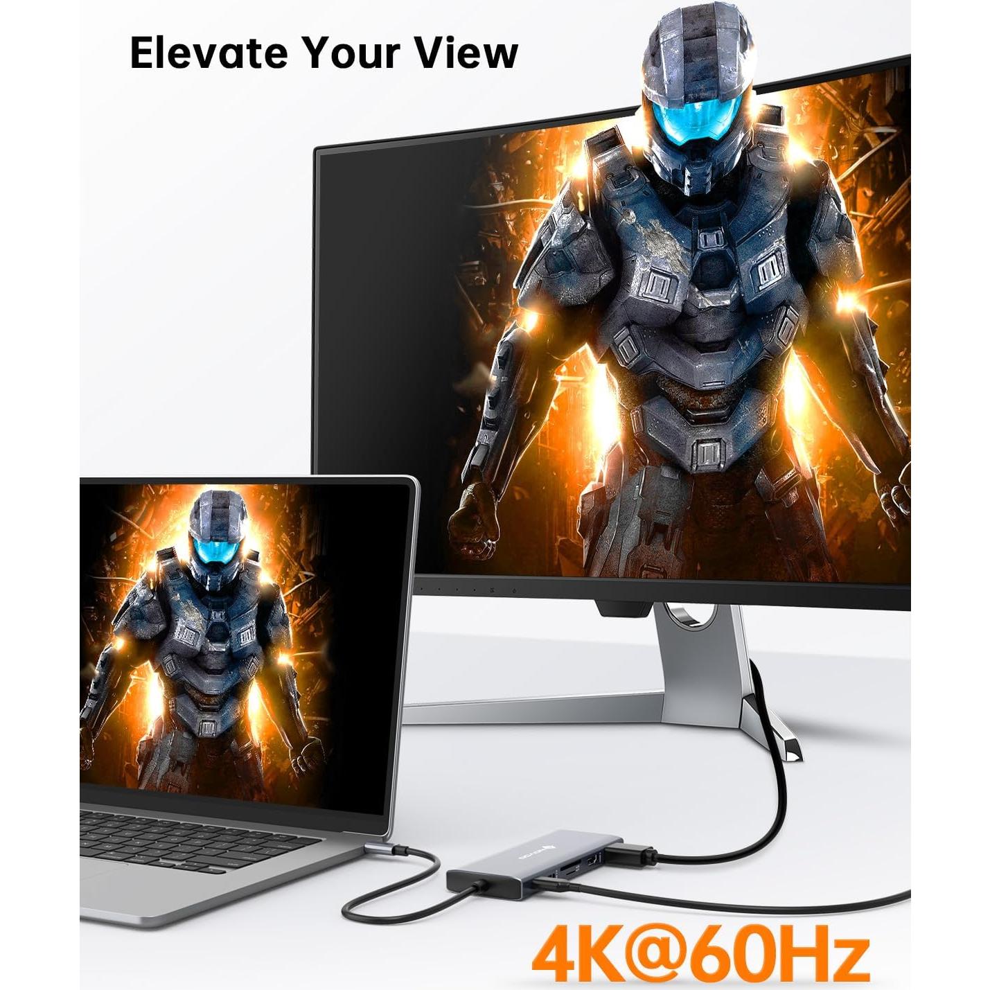 Estación de Acoplamiento NOVOO 12 en 1 USB-C Doble Monitor