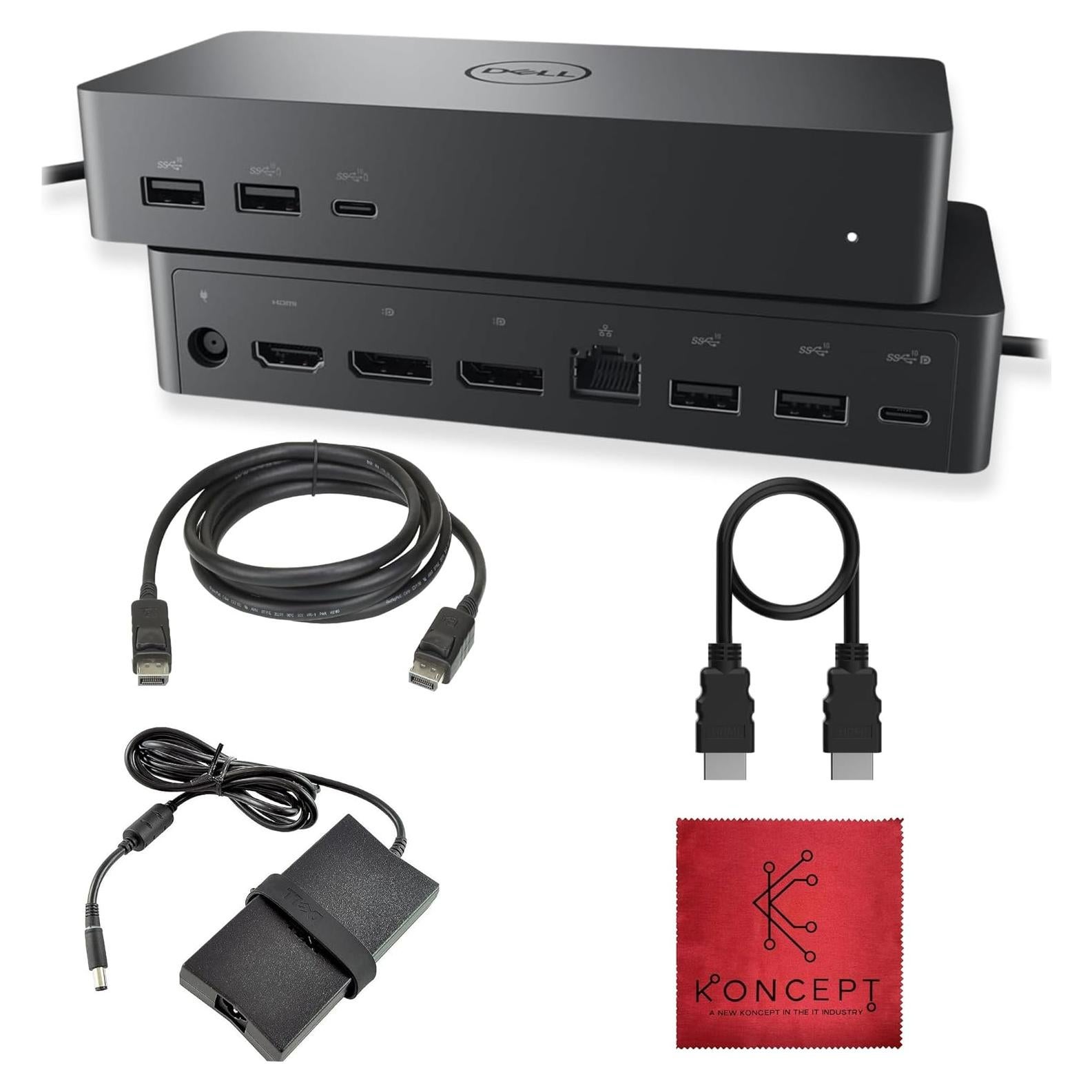 Estación de Acoplamiento Universal Dell UD22 USB-C 10 Puertos 4K