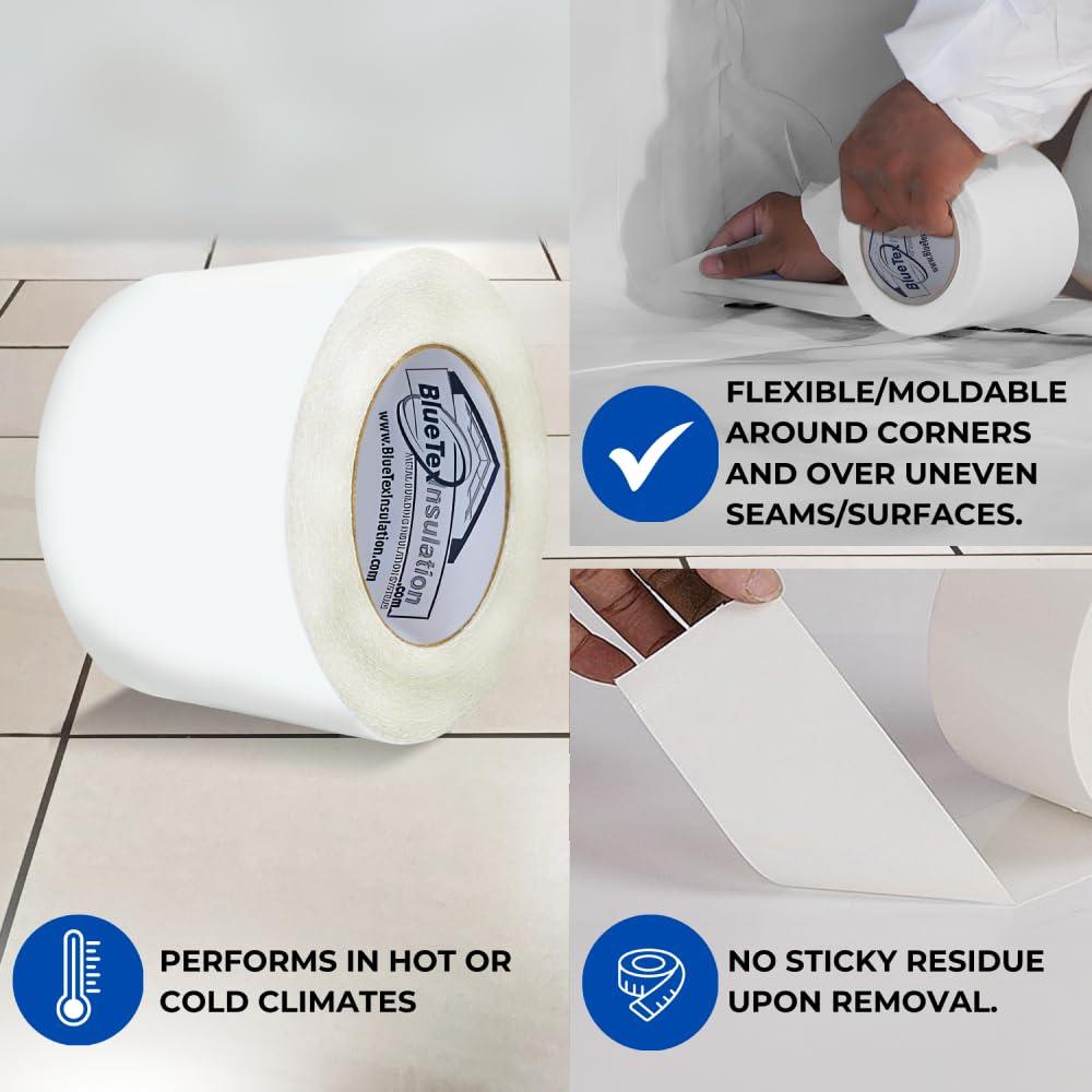 Cinta de Barrera de Vapor BlueTex 7.62 cm x 54.86 m - 1 Rollo