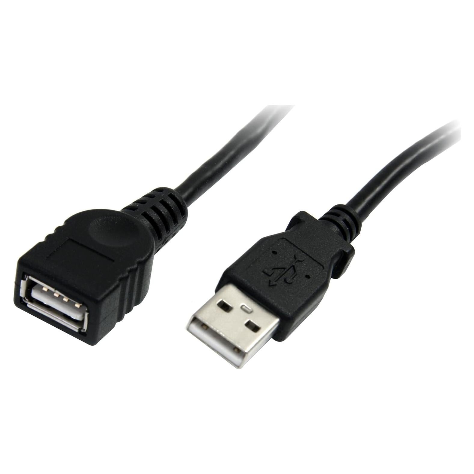 Cable de extensión USB 2.0 StarTech 1.83 m Negro A a A