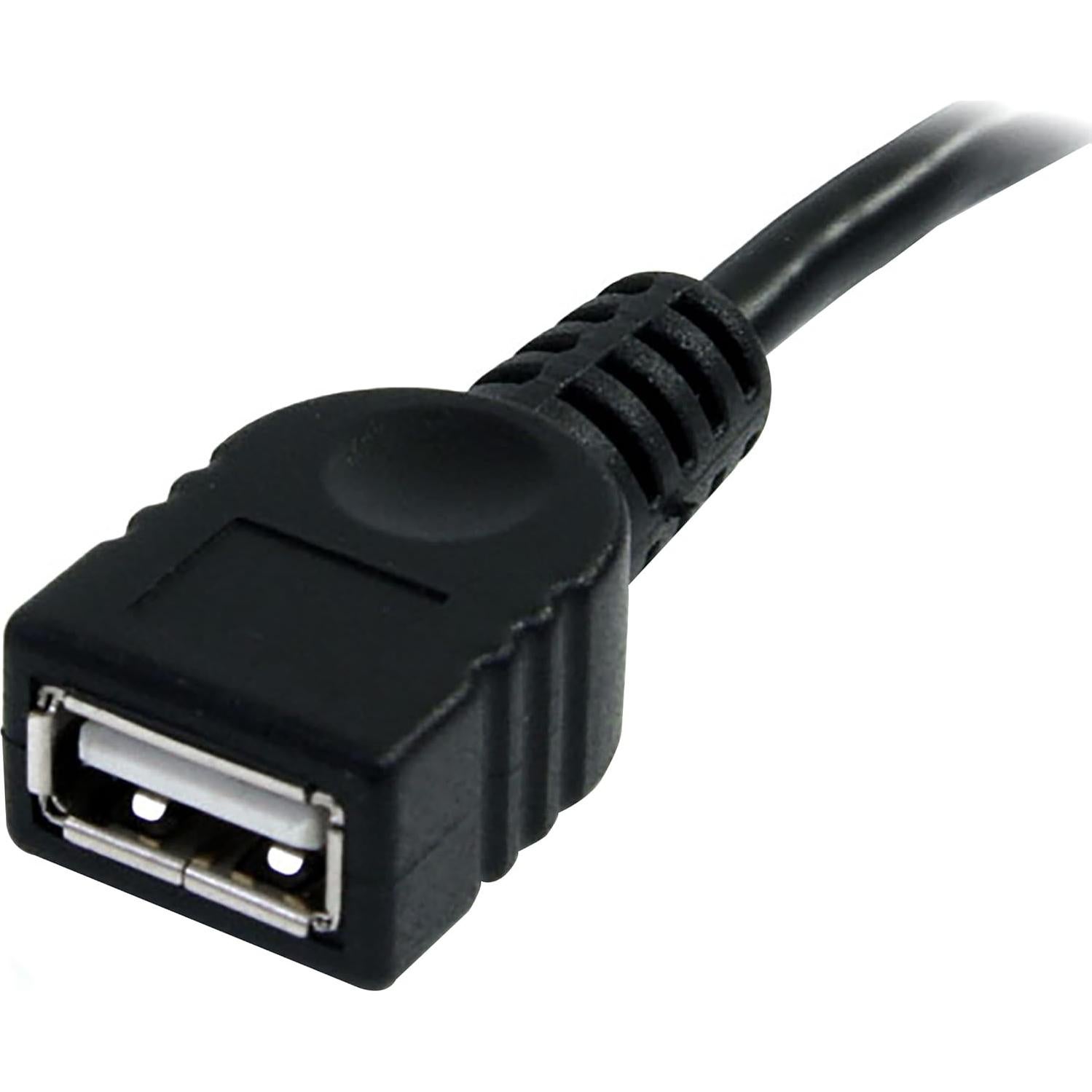 Cable de extensión USB 2.0 StarTech 1.83 m Negro A a A