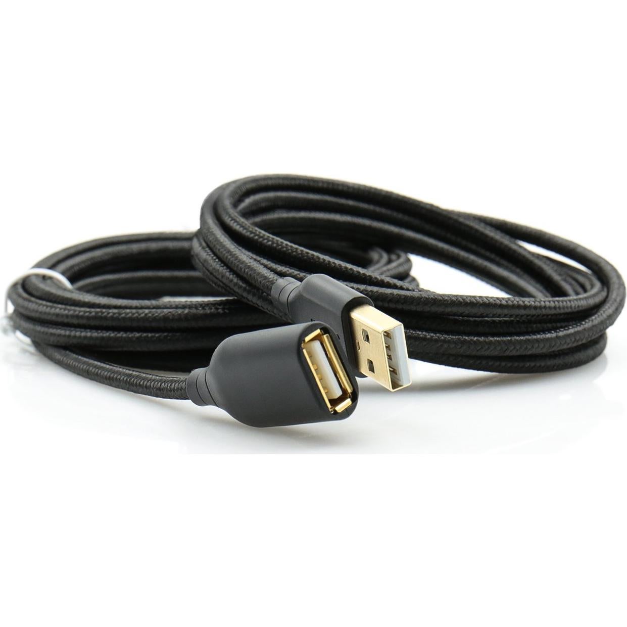 Cable de Extensión USB 2.0 OKRAY 1.83M Macho a Hembra - Paquete de 2