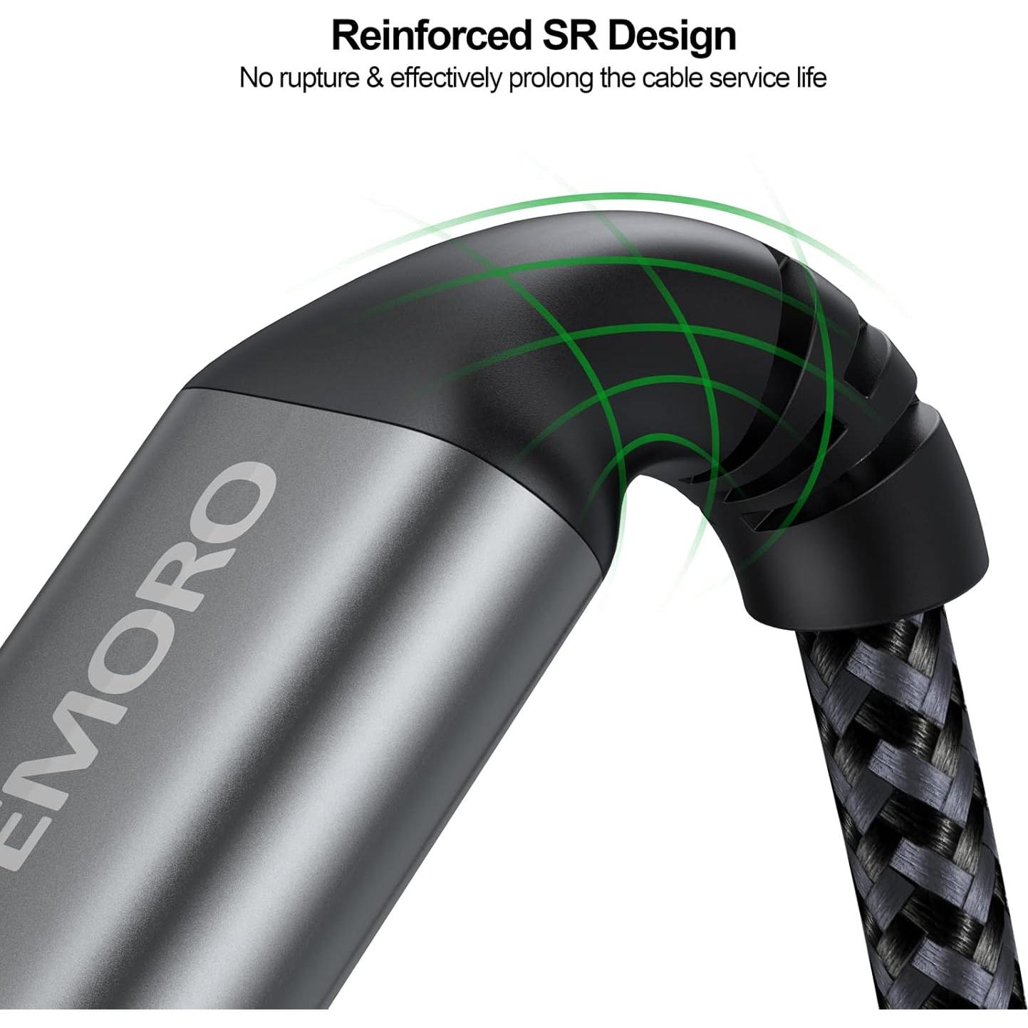 Cable de Extensión USB 0.91m FEMORO Paquete de 2 5Gbps