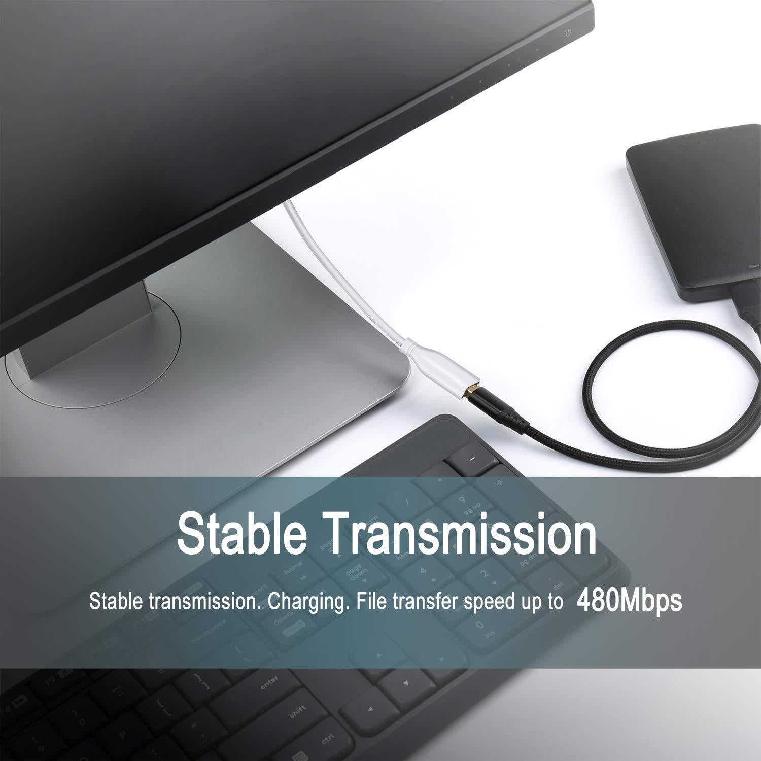 Cable de Extensión USB 2.0 Fasgear 1.83m Tipo A Macho a Hembra