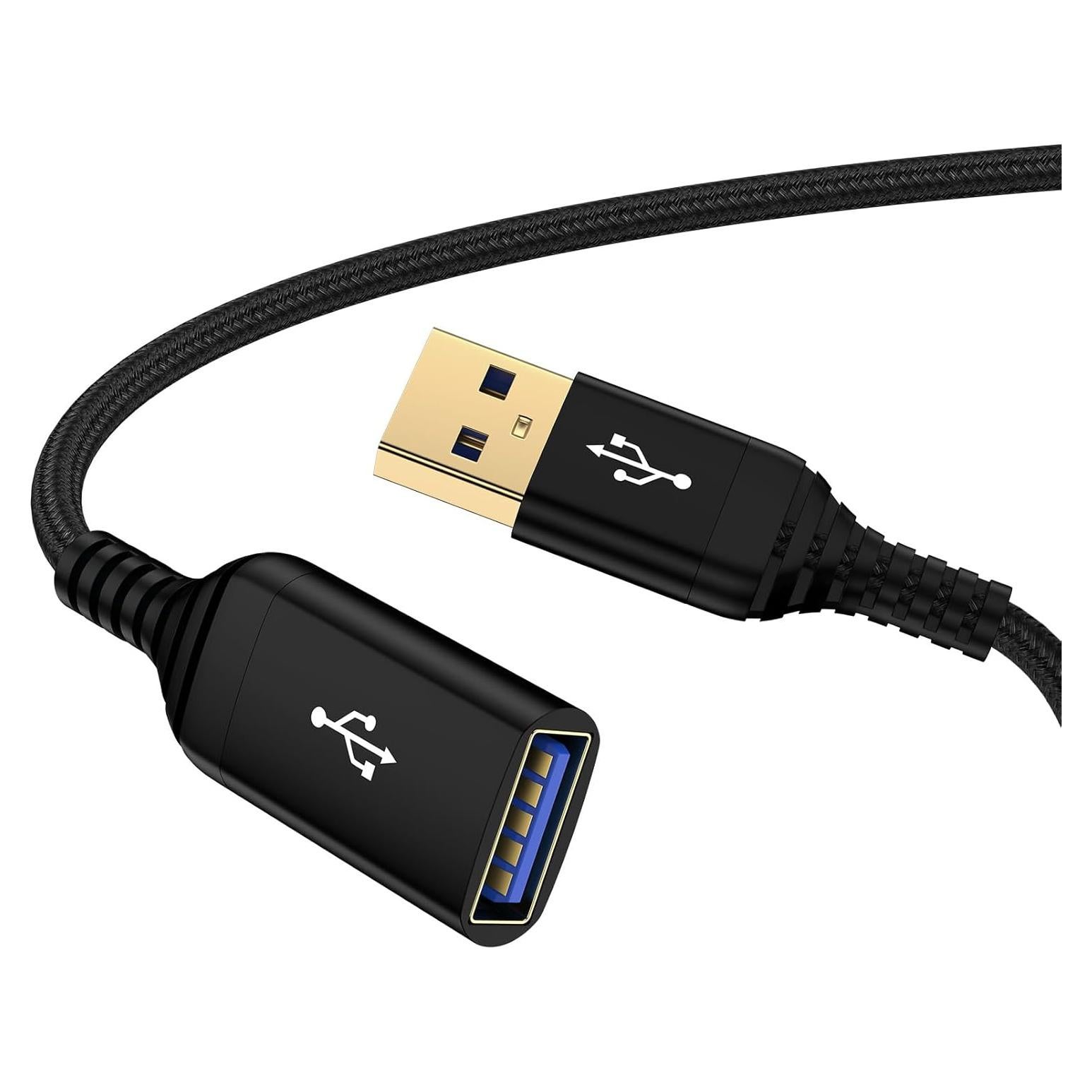 Cable Extensión USB 3.0 1.83m Negro - Shenzen Chuang Wei Da