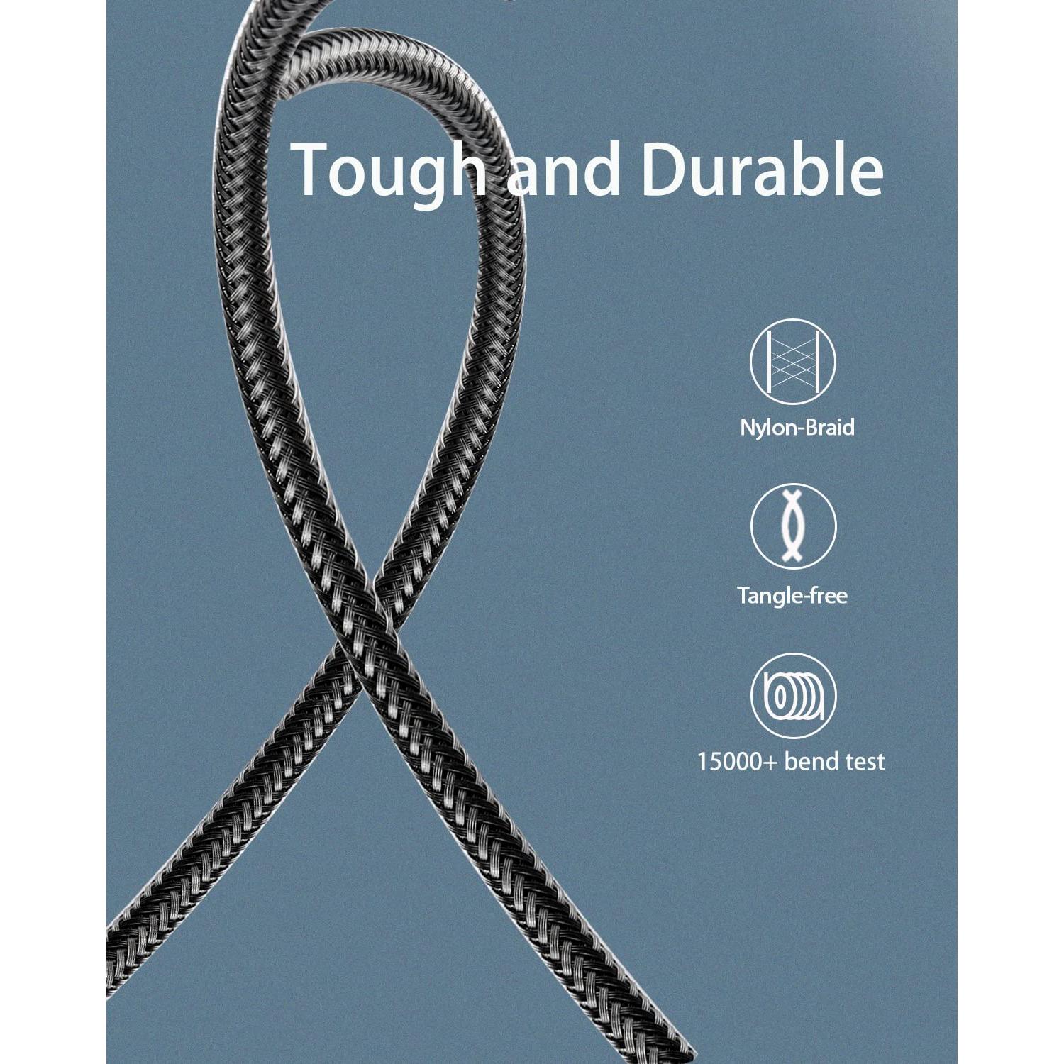 Cable de Extensión USB 3.0 SOLMIMI 2.44m Macho a Hembra 5Gbps