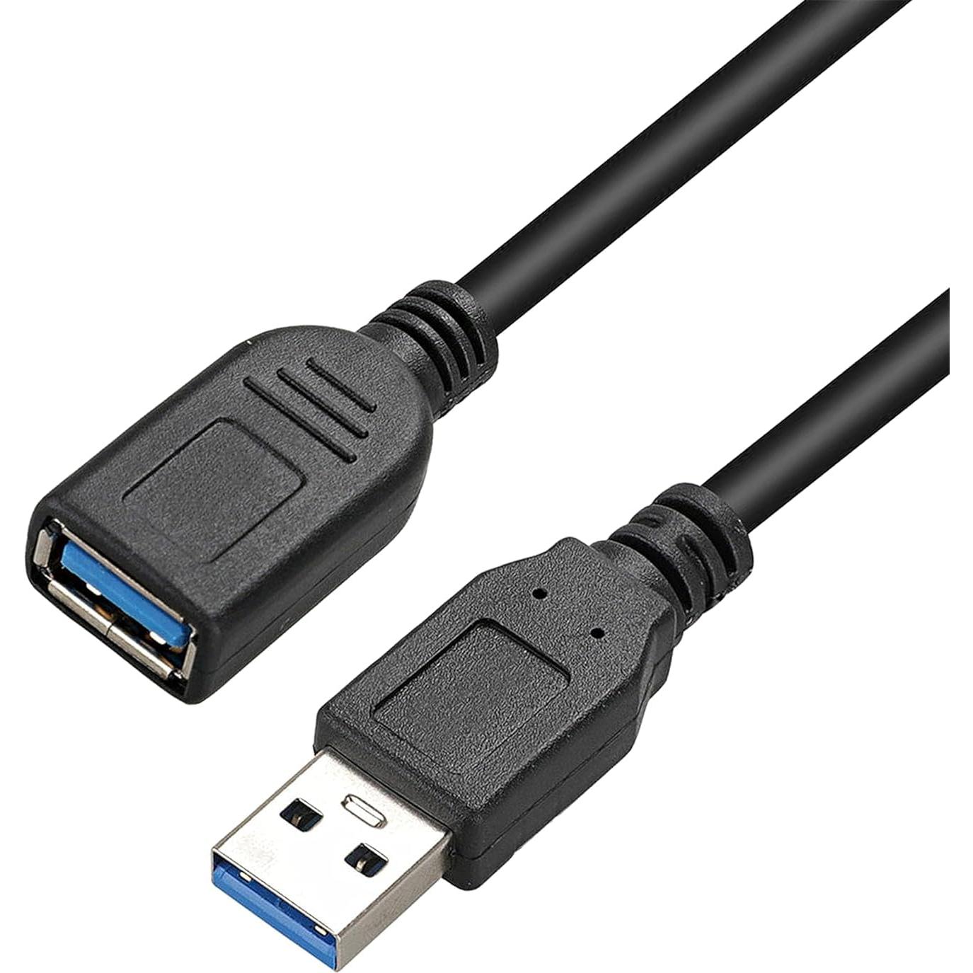 Cable de Extensión USB 3.0 Macho A a Hembra 15cm SaiTech IT - 4 Pack