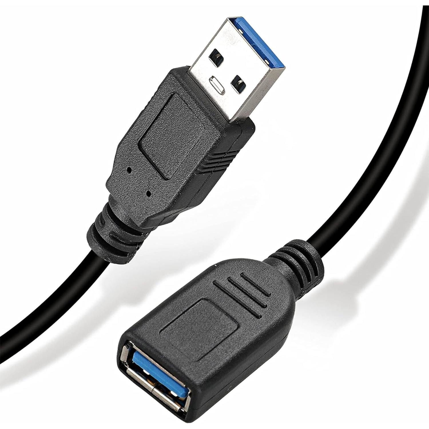 Cable de Extensión USB 3.0 Macho A a Hembra 15cm SaiTech IT - 4 Pack