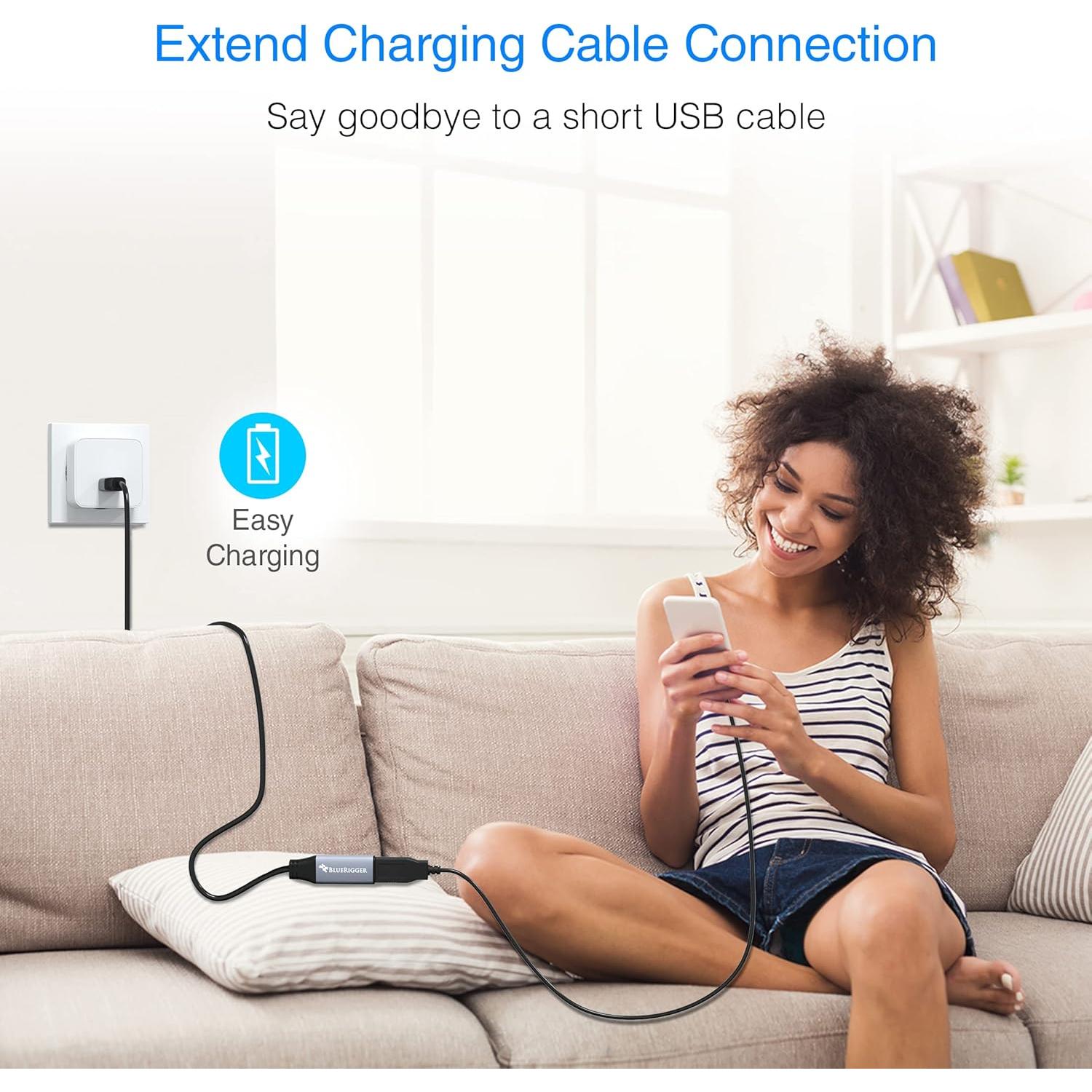 Cable de Extensión USB 3.0 BlueRigger 1.83m Macho a Hembra