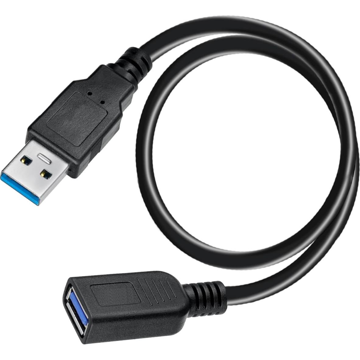 Cables de Extensión USB 3.0 SaiTech IT 1 Pie (30.48 cm) 2 Pack