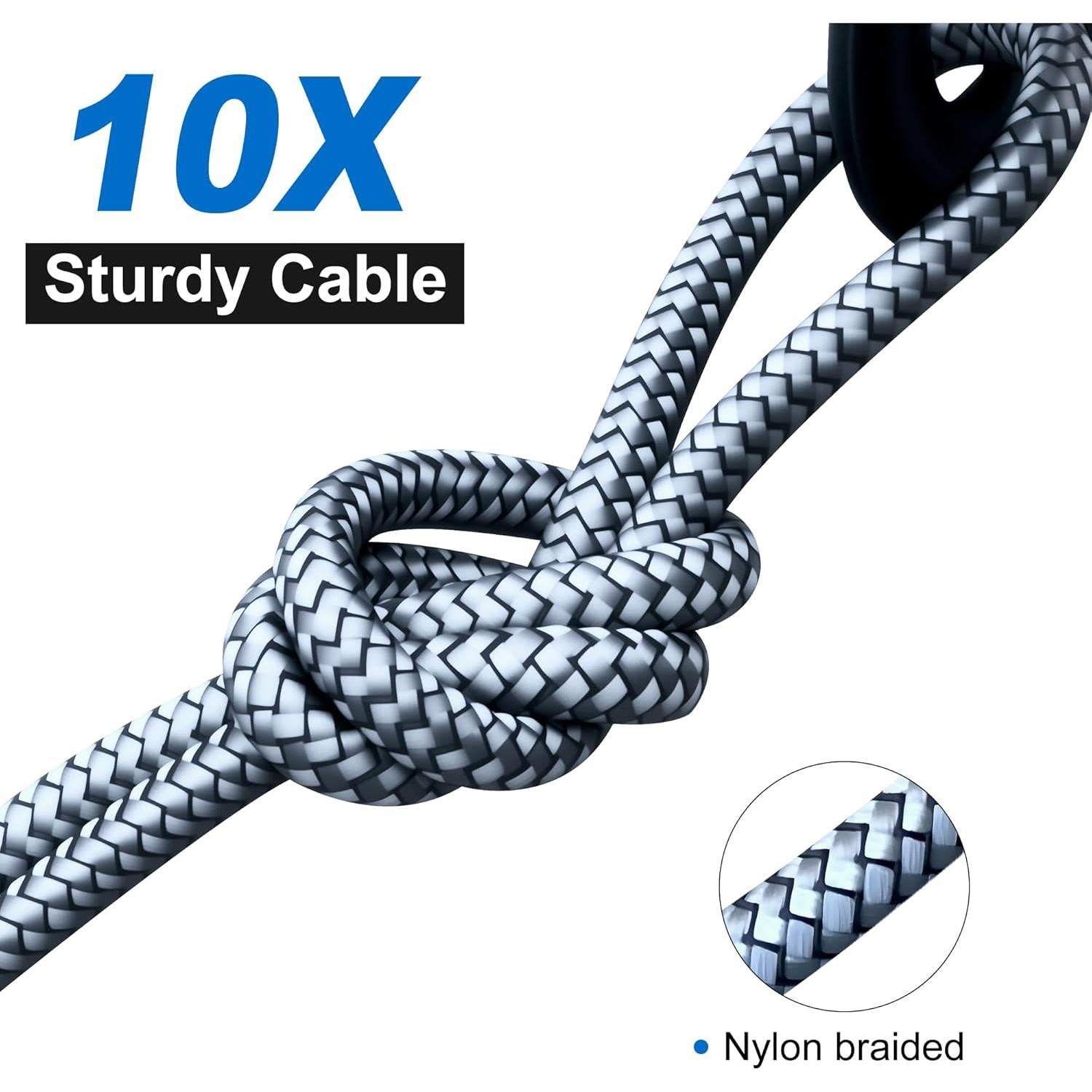 Cable Extensión USB 3.0 Tan QY 1.22m Plata Alta Velocidad