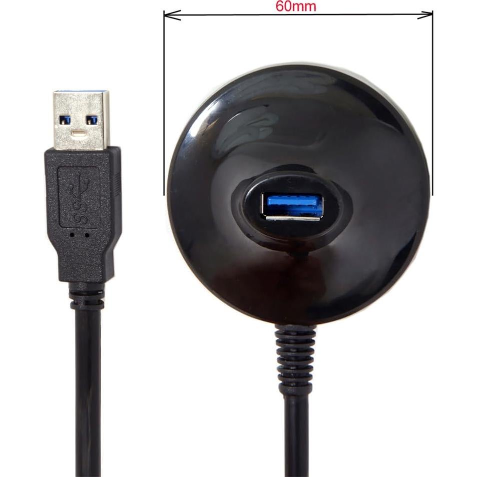 Cable de Extensión USB 3.0 xiwai Tipo-A Macho a Hembra 0.8m