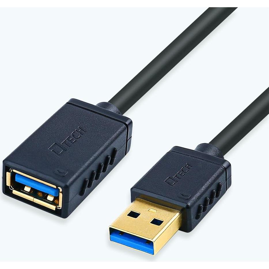Cable de Extensión USB 3.0 DTECH 1 Metro Macho a Hembra
