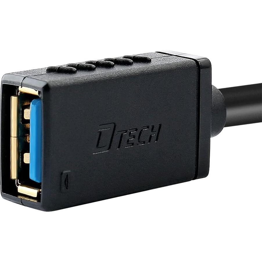 Cable de Extensión USB 3.0 DTECH 1 Metro Macho a Hembra