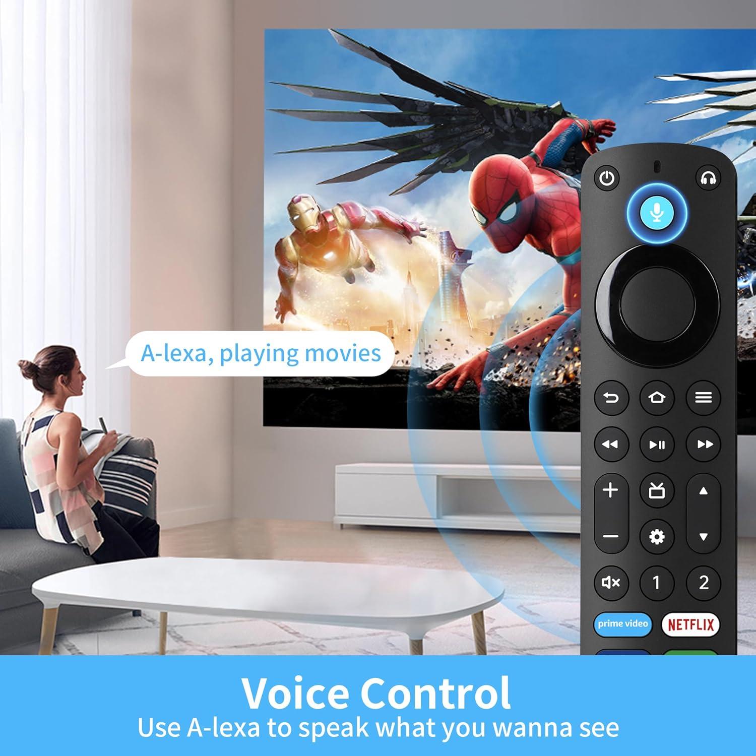 Control Remoto de Voz Kowhack Pro para Smart TV 4K