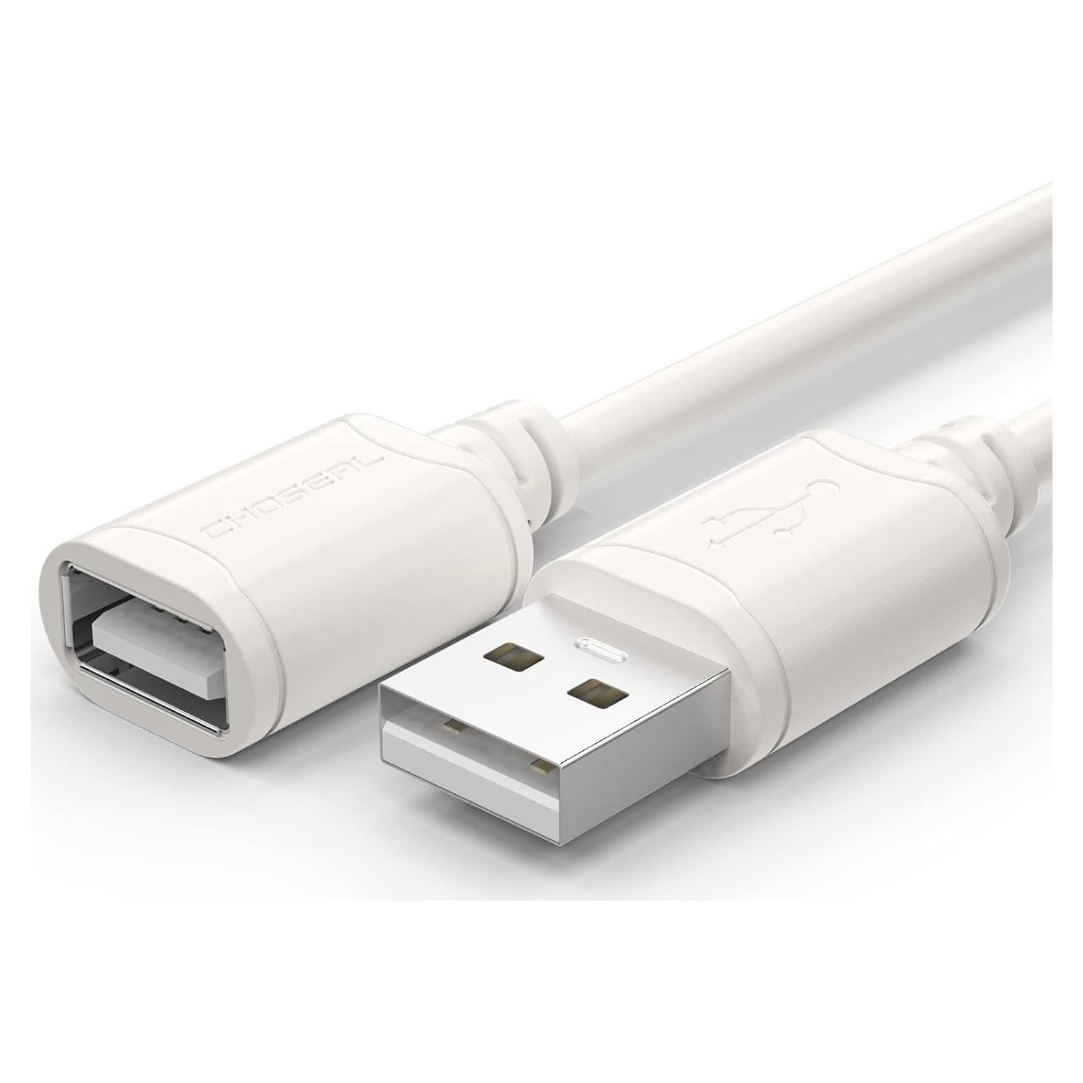 Cable de Extensión USB 2.0 CHOSEAL A-macho a A-hembra 3m