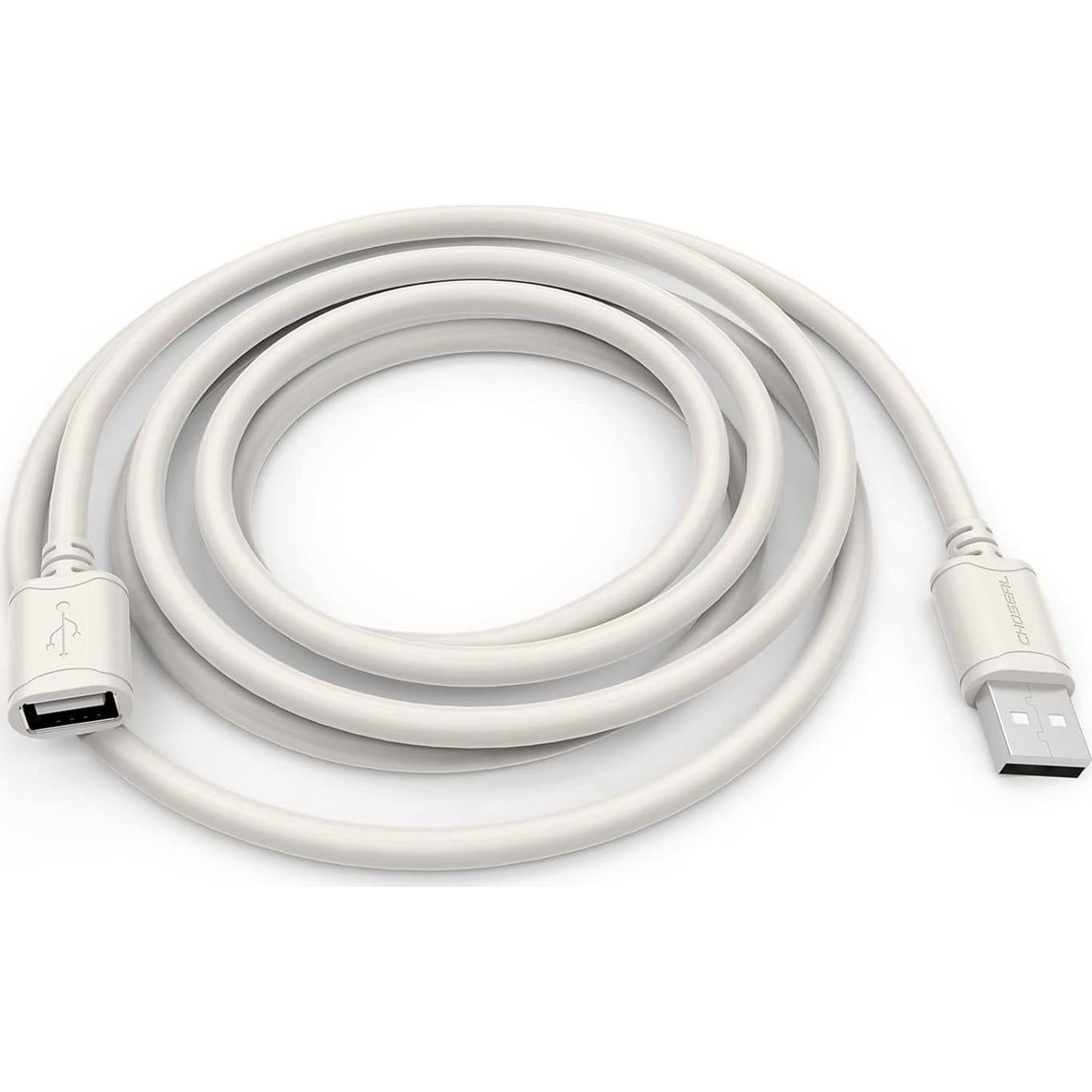 Cable de Extensión USB 2.0 CHOSEAL A-macho a A-hembra 3m