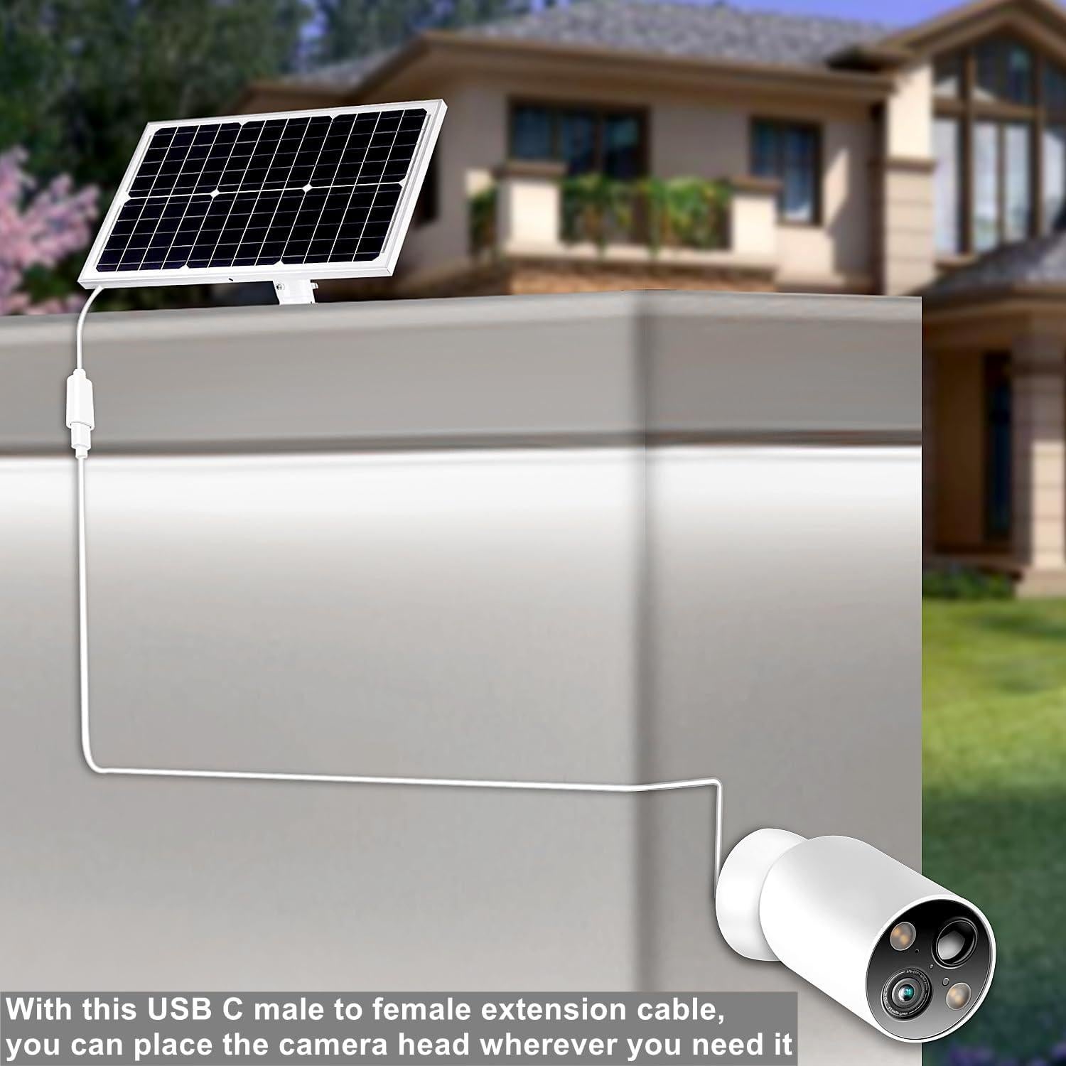 Cable Extensión USB-C 1.0 m GGrzmvxy para Cámara Ring