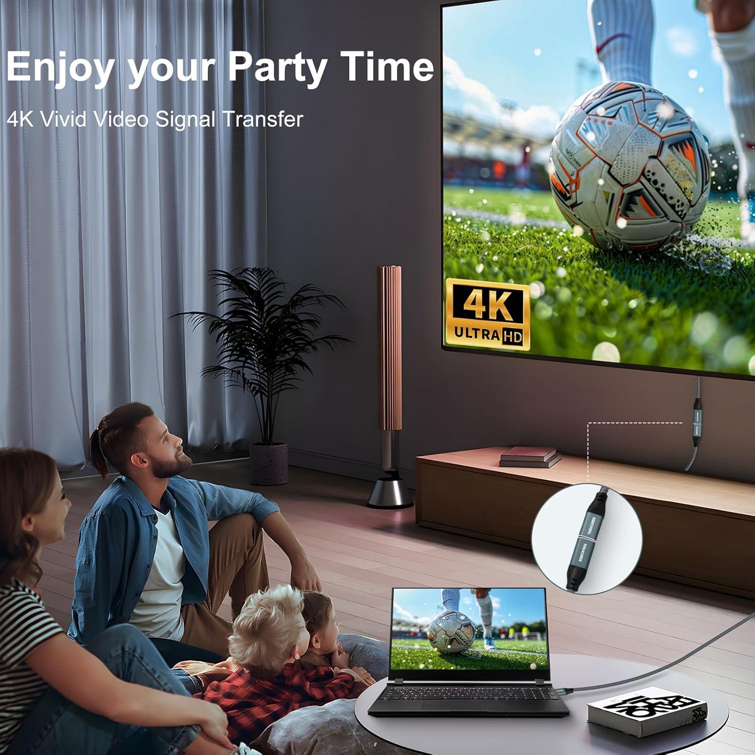 Cable de Extensión USB C 1.0M Jinglong 10Gbps 100W Gris