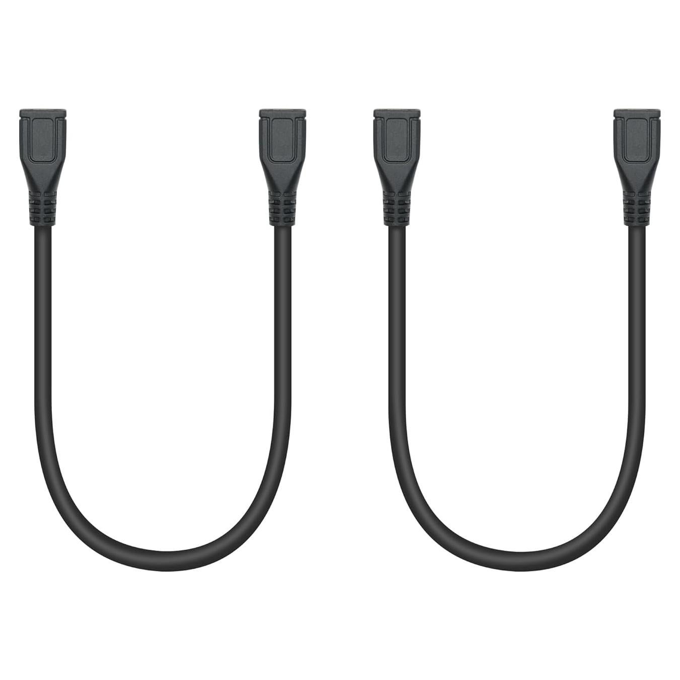 Cable de Extensión Micro USB Hembra a Hembra 25cm - 2 Piezas