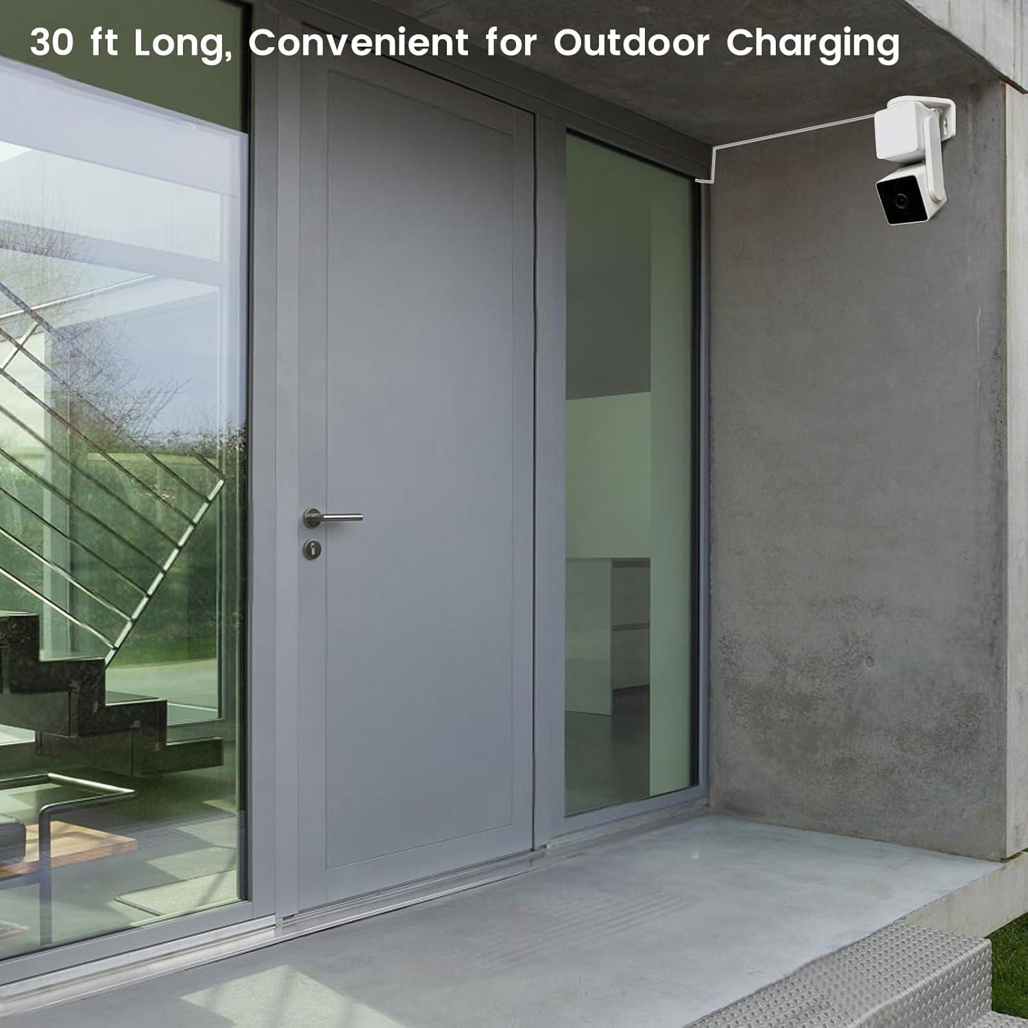 Paquete de 2 cables de extensión 9 m para cámara WYZE Cam Pan V3