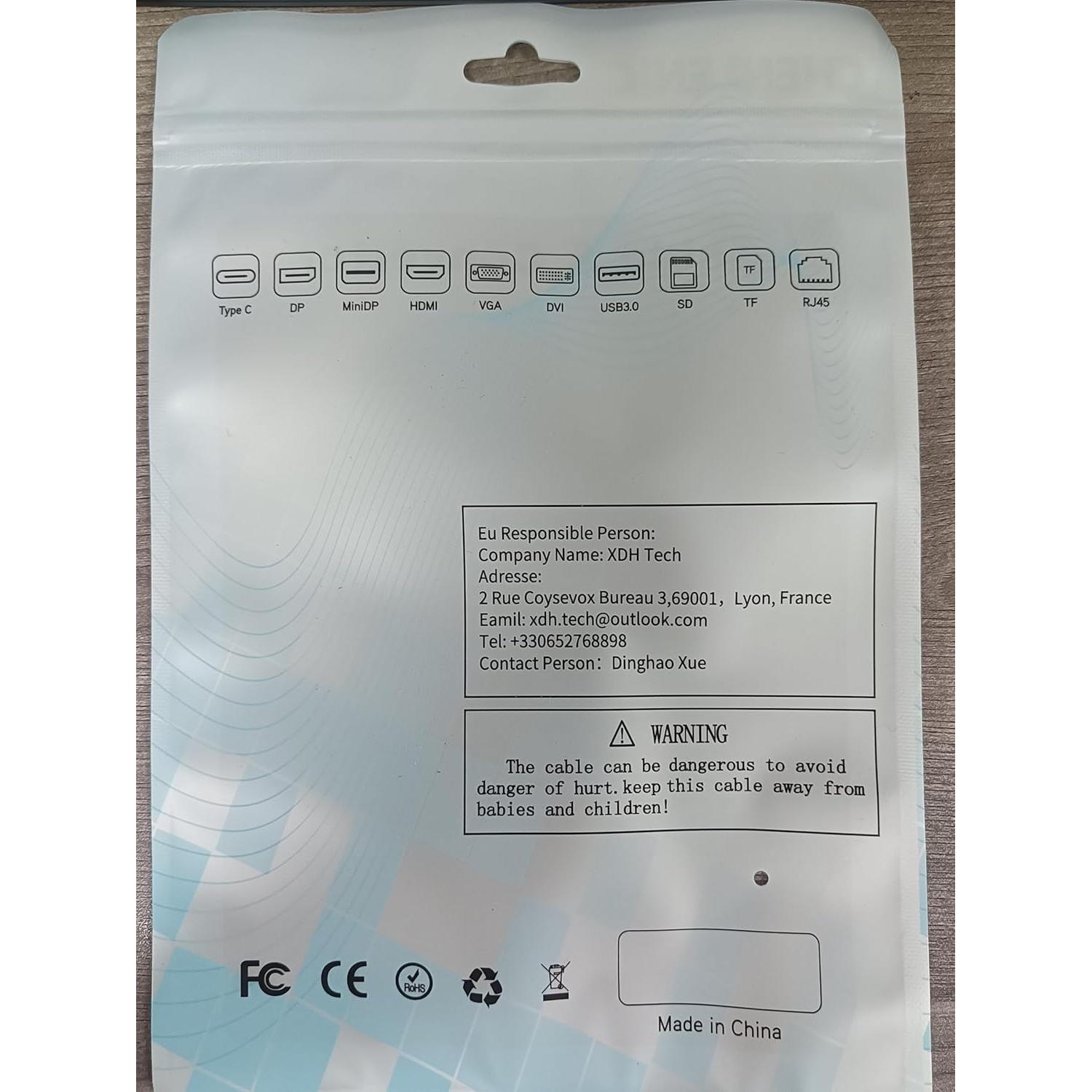 Cable de Extensión USB C 3.2 20Gbps 5M CHENLENIC 4K 240W